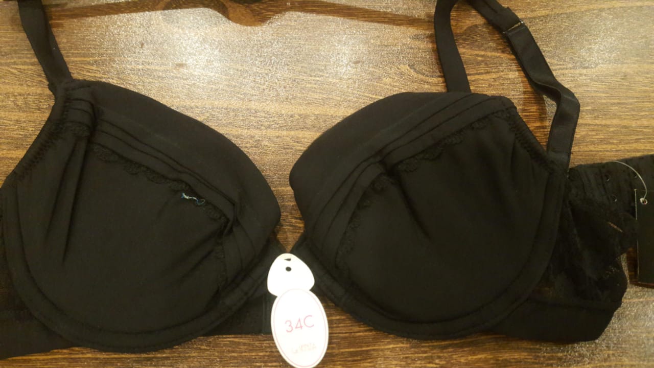 La Senza Pleat simplicity Black Bra