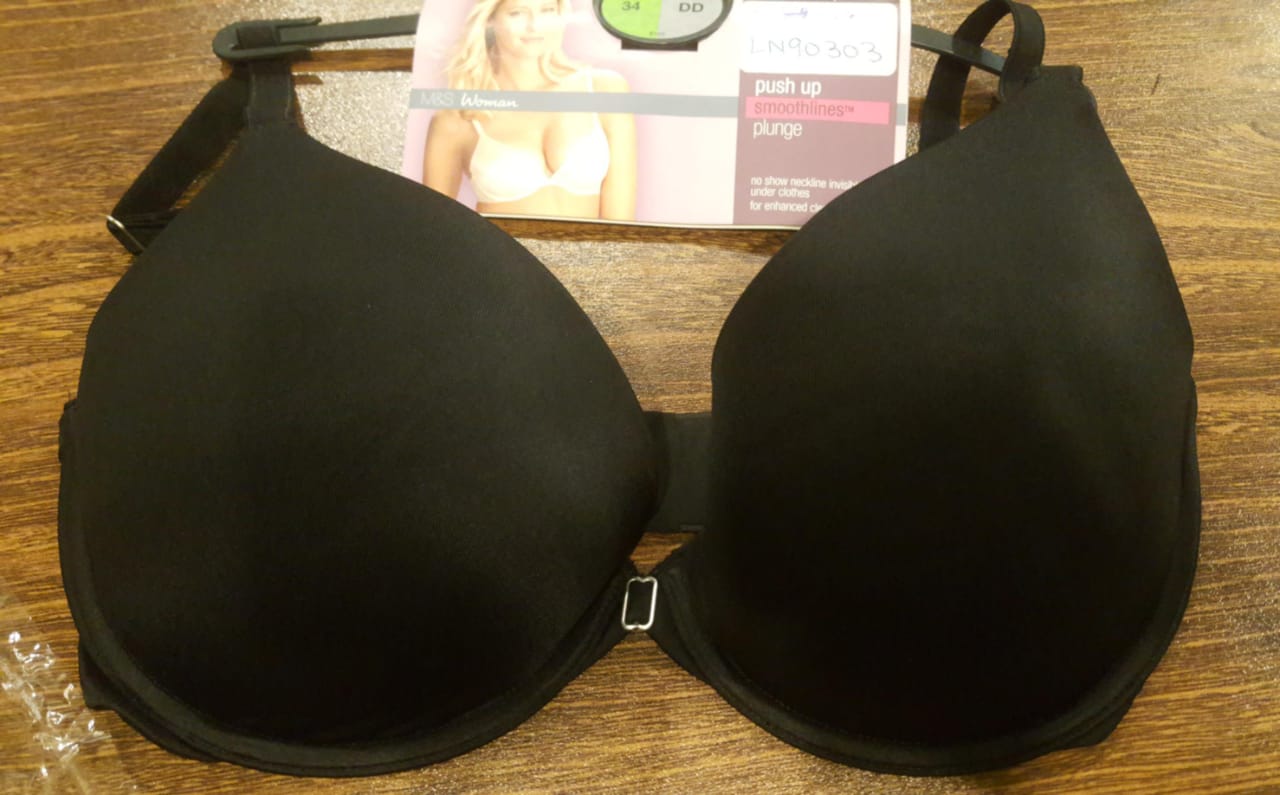 M&S Push Up Smooth lines Plunge