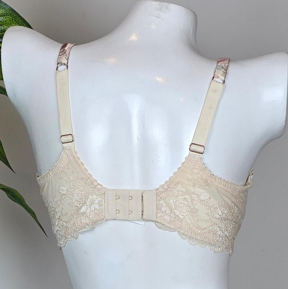 M&S Autograph French-Designed Rose Lace with Silk Bra