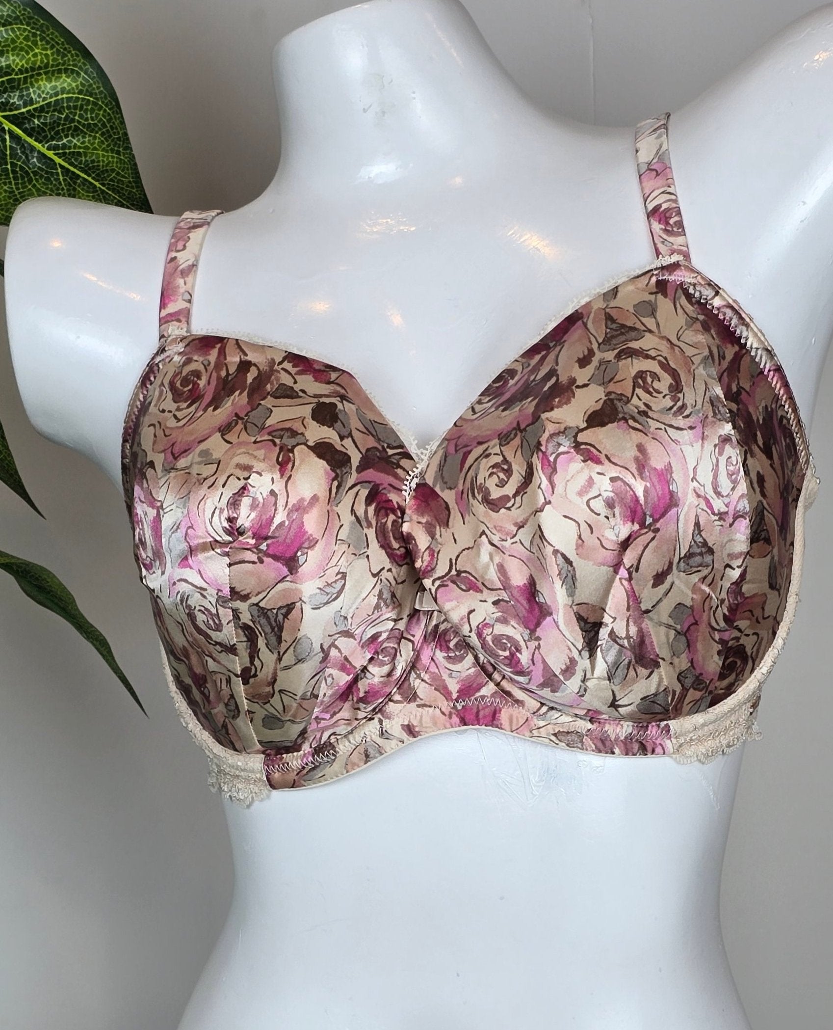 M&S Autograph French-Designed Rose Lace with Silk Bra