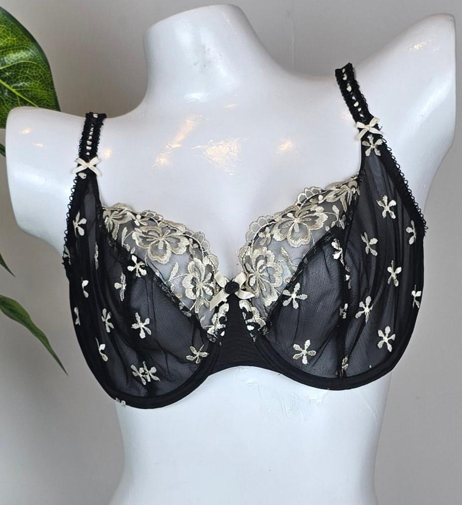 M&S Limited Collection Embroidered Non-Padded DD+ Bra