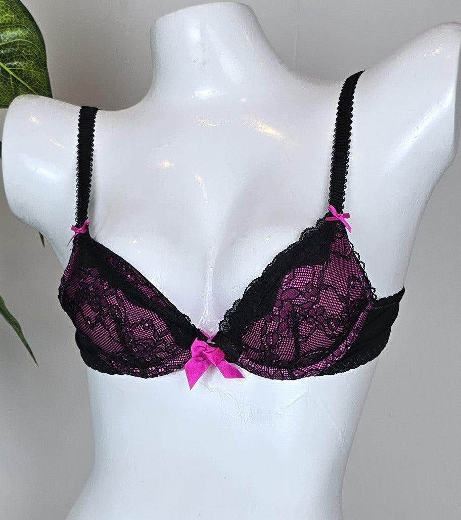 M&S Limited Collection Floral Lace Padded A-DD Bra