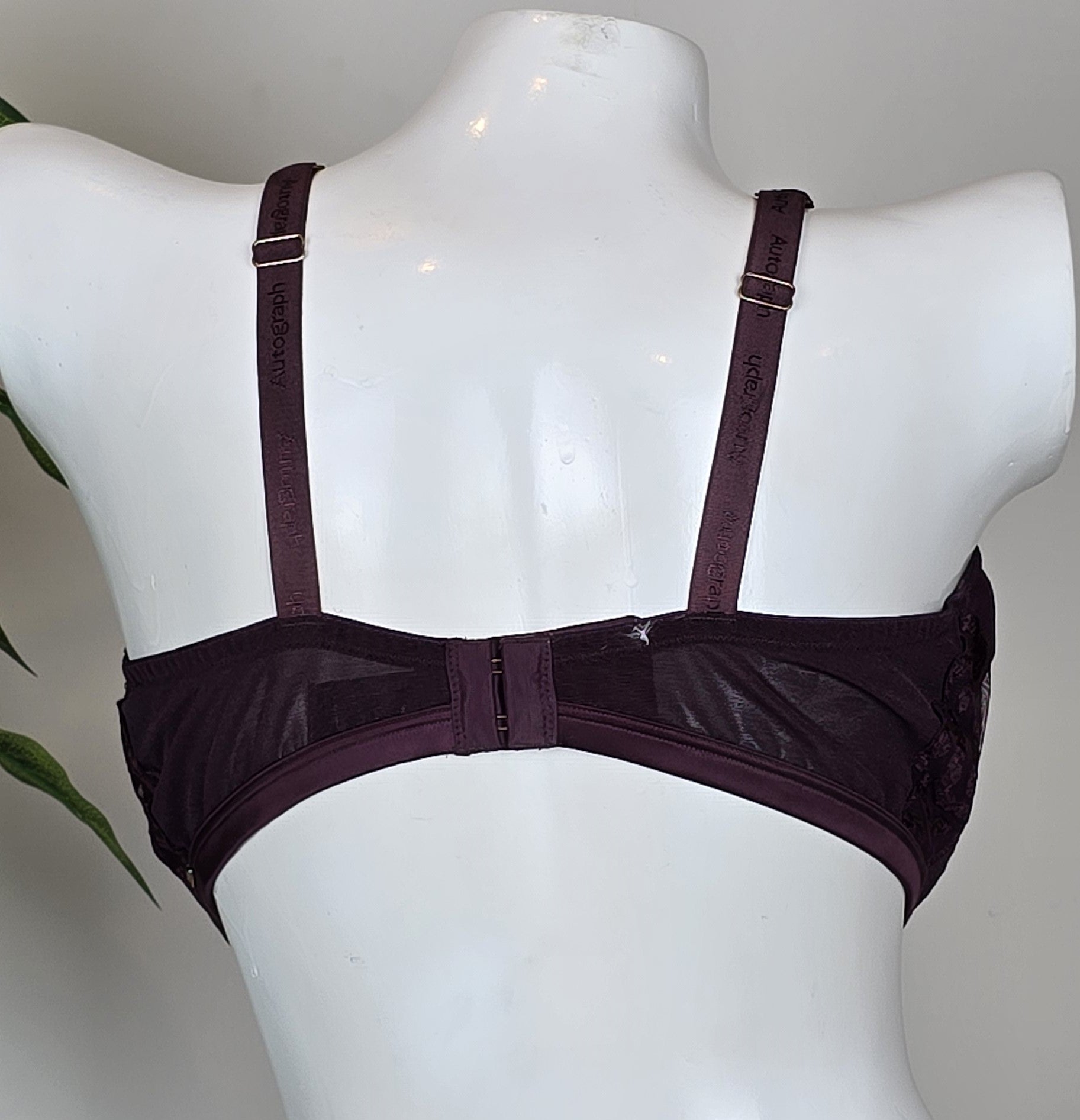 M&S Autograph Rose Embroidered Non-Padded DD-G Bra