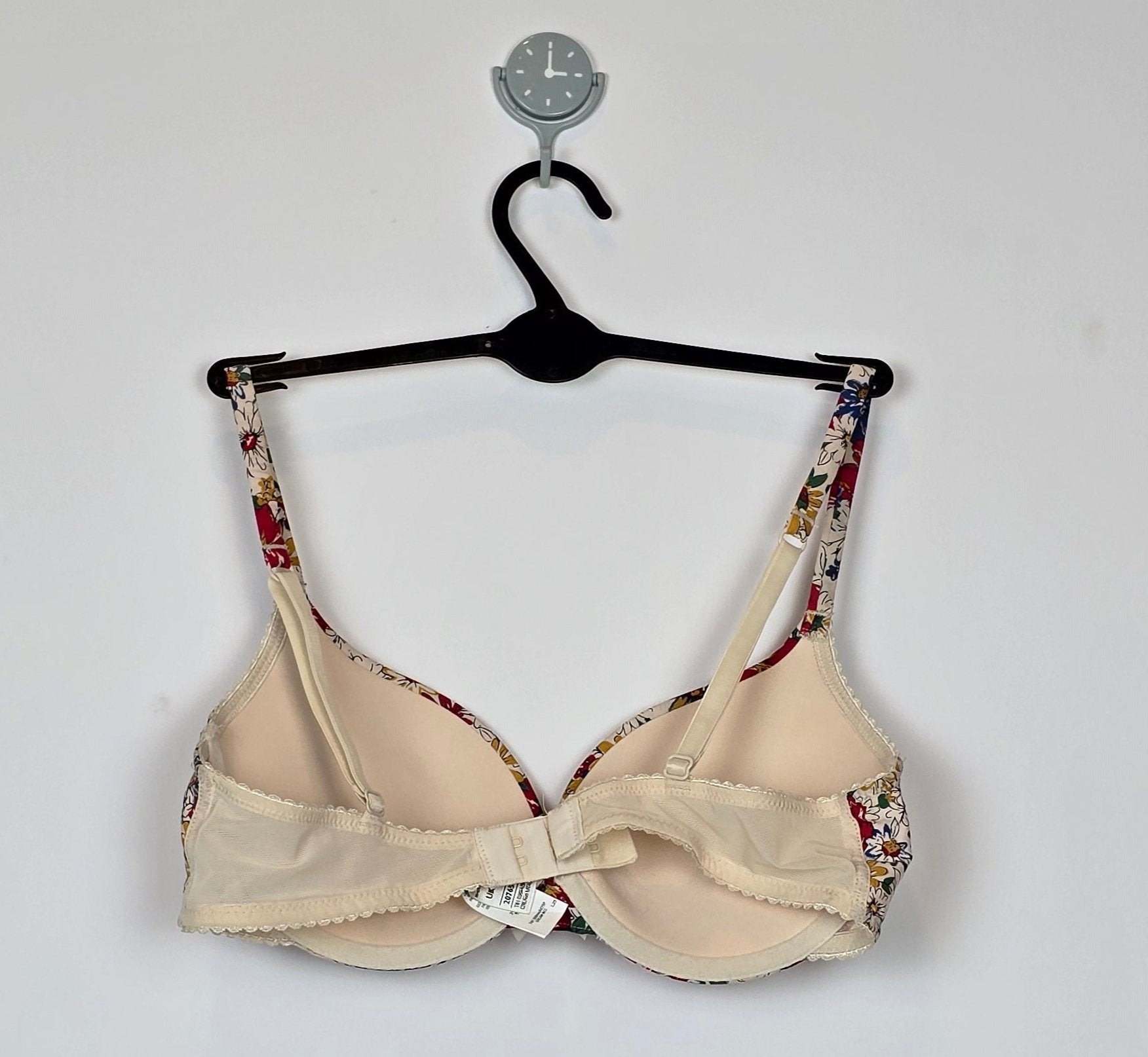 M&S limited collection daisy print padded plunge A-DD Bra