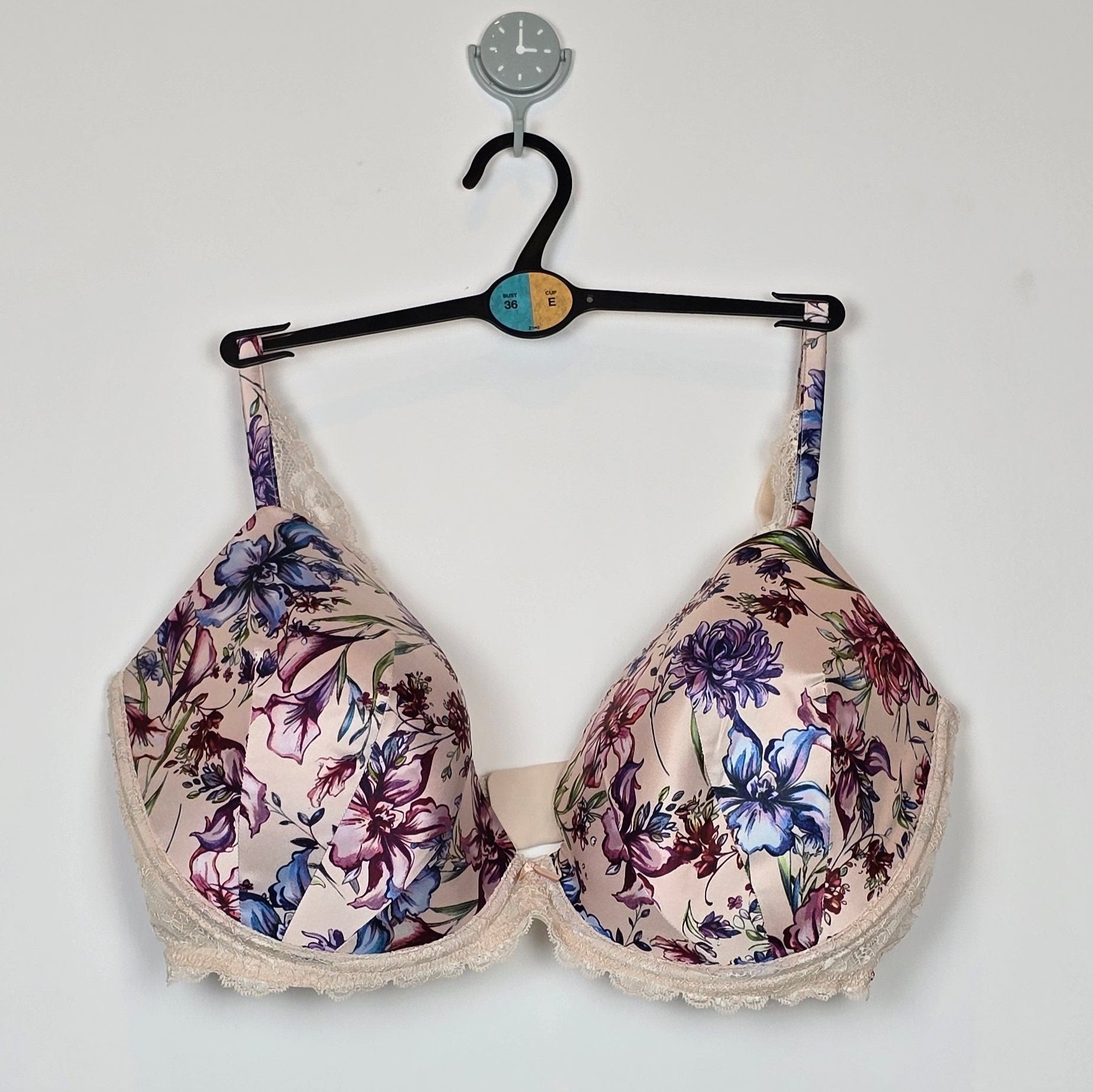 M&S Lace & Floral Print Padded Bra