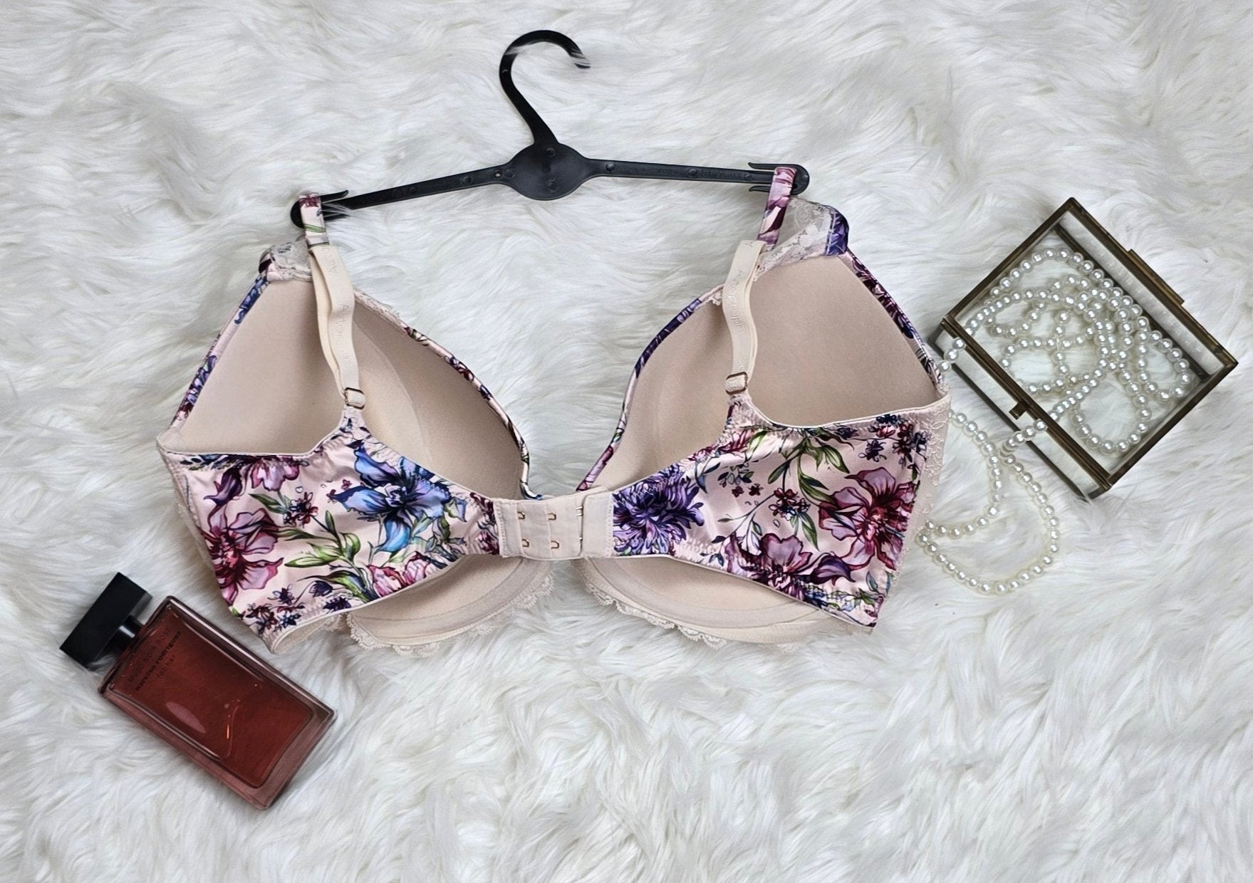 M&S Lace & Floral Print Padded Bra