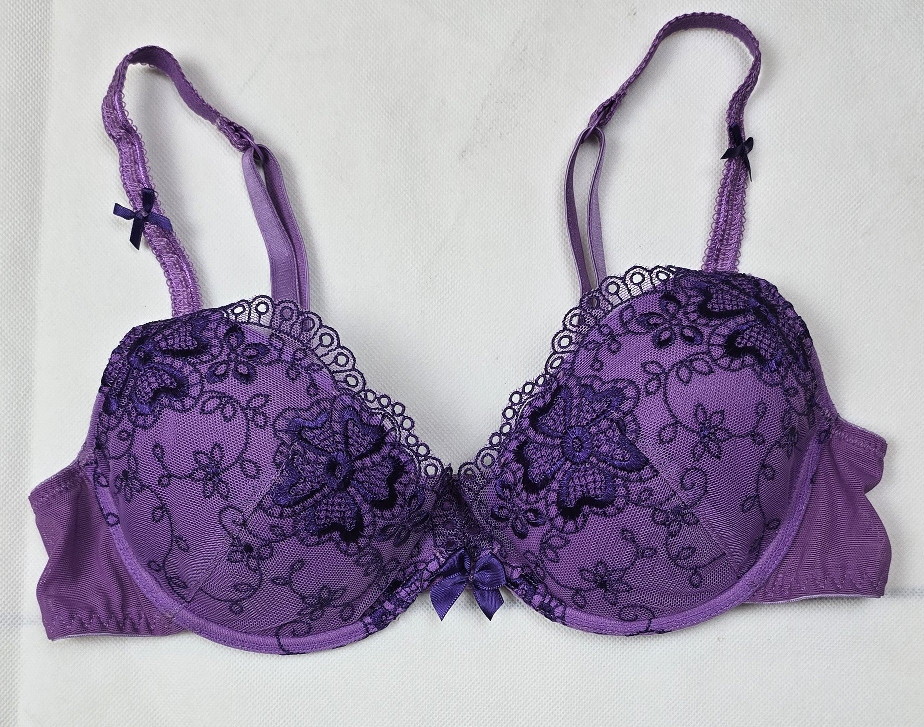 M&S 2 Pack - Limited Collection Floral Embroidered Plunge Bras