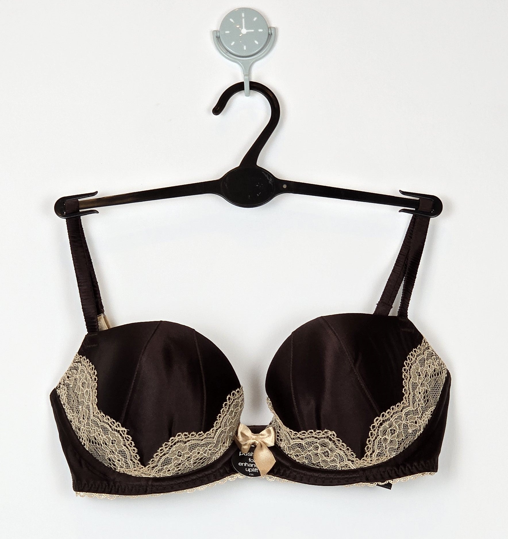 M&S Limited Collection Floral Lace Padded A-DD Bra with Silk