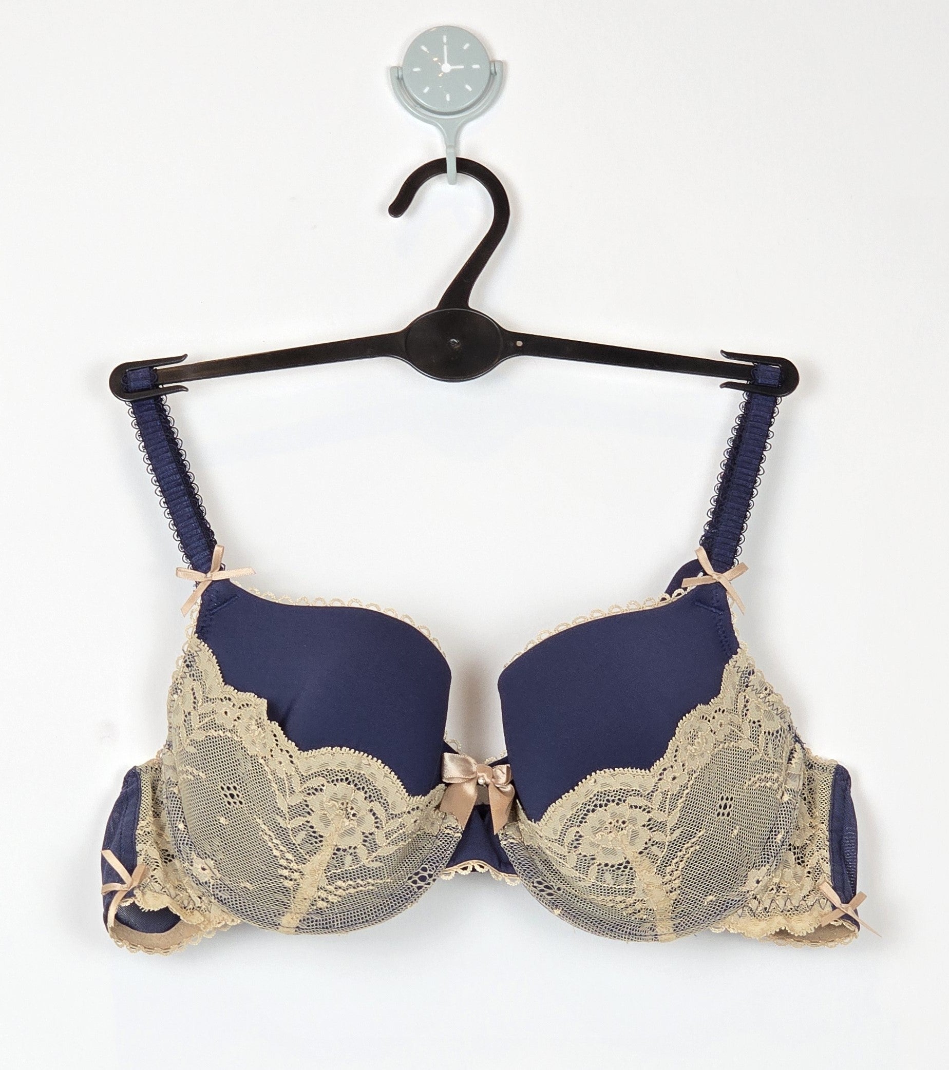 M&S Limited Collection Floral Lace Padded A-DD Bra with Silk