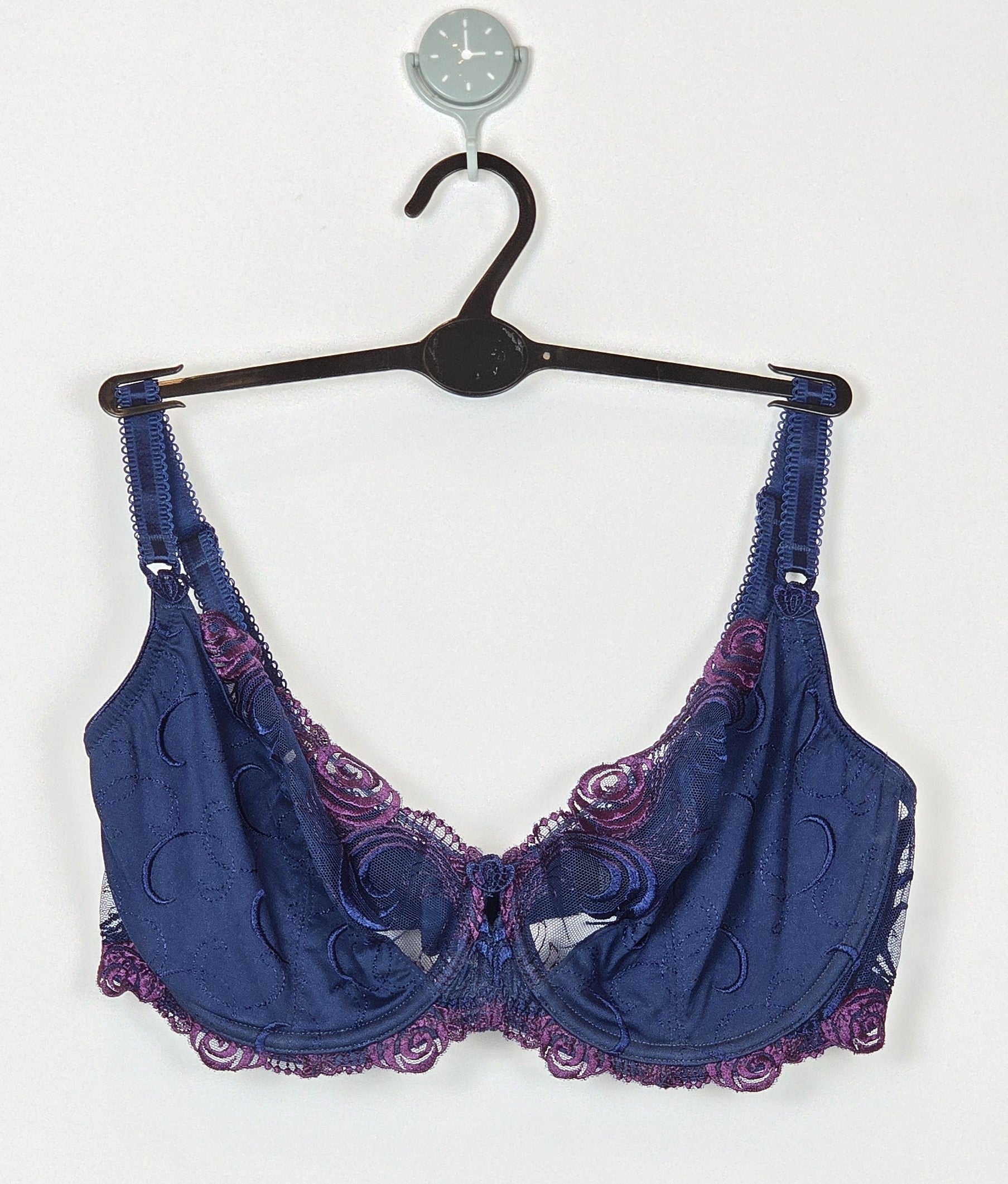 M&S Per Una Swirl Comfort Embroidered Non-Padded Bra