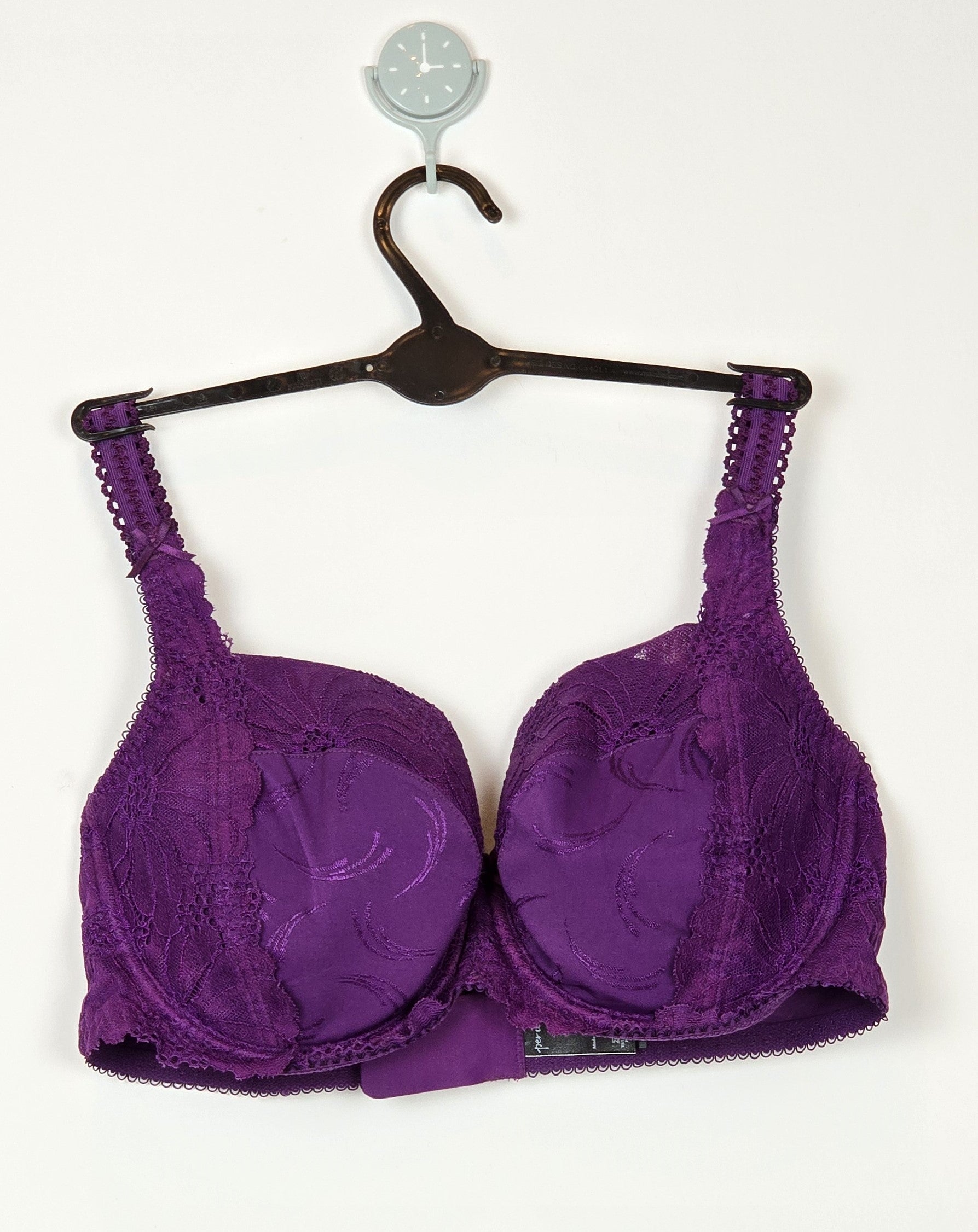 M&S Per Una Floral Lace Padded Balcony Bra