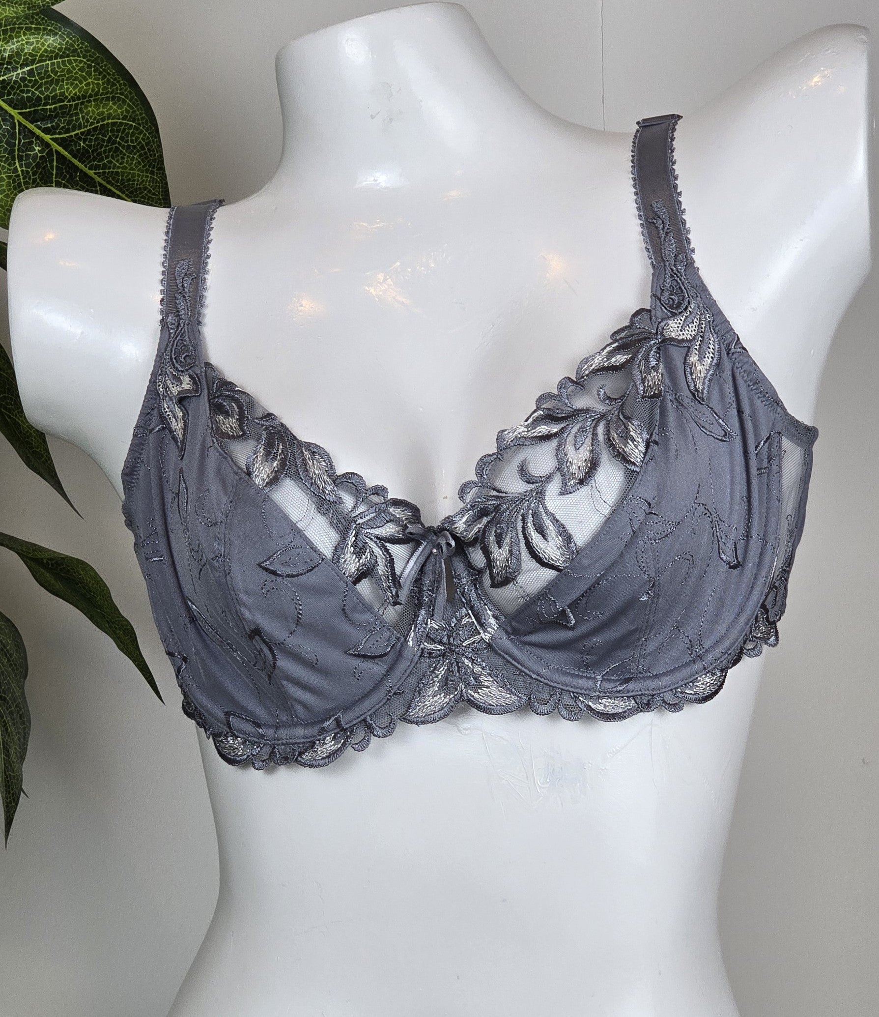 M&S Per Una Cool Comfort & Embroidered Non-Padded Bra