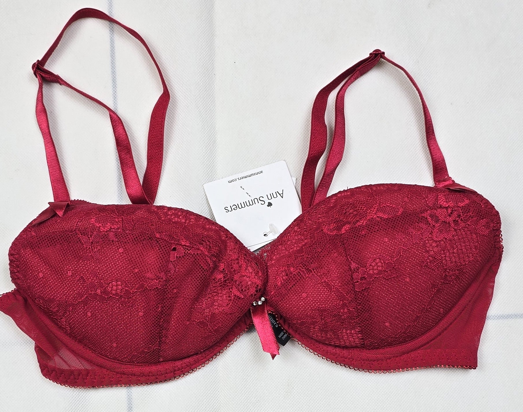 Ann Summers In Control Bra Cerise