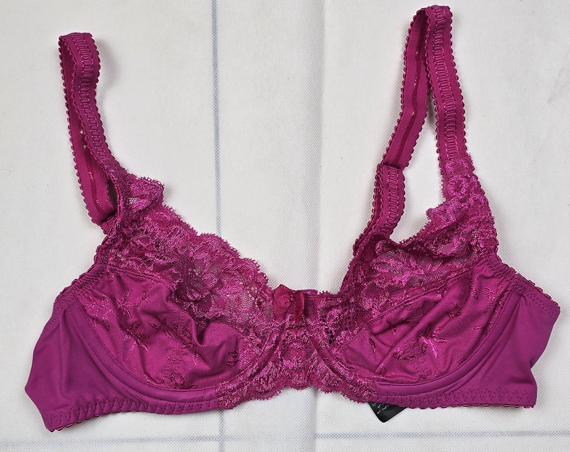 M&S Underwired Floral Jacquard Lace Non-Padded Bra