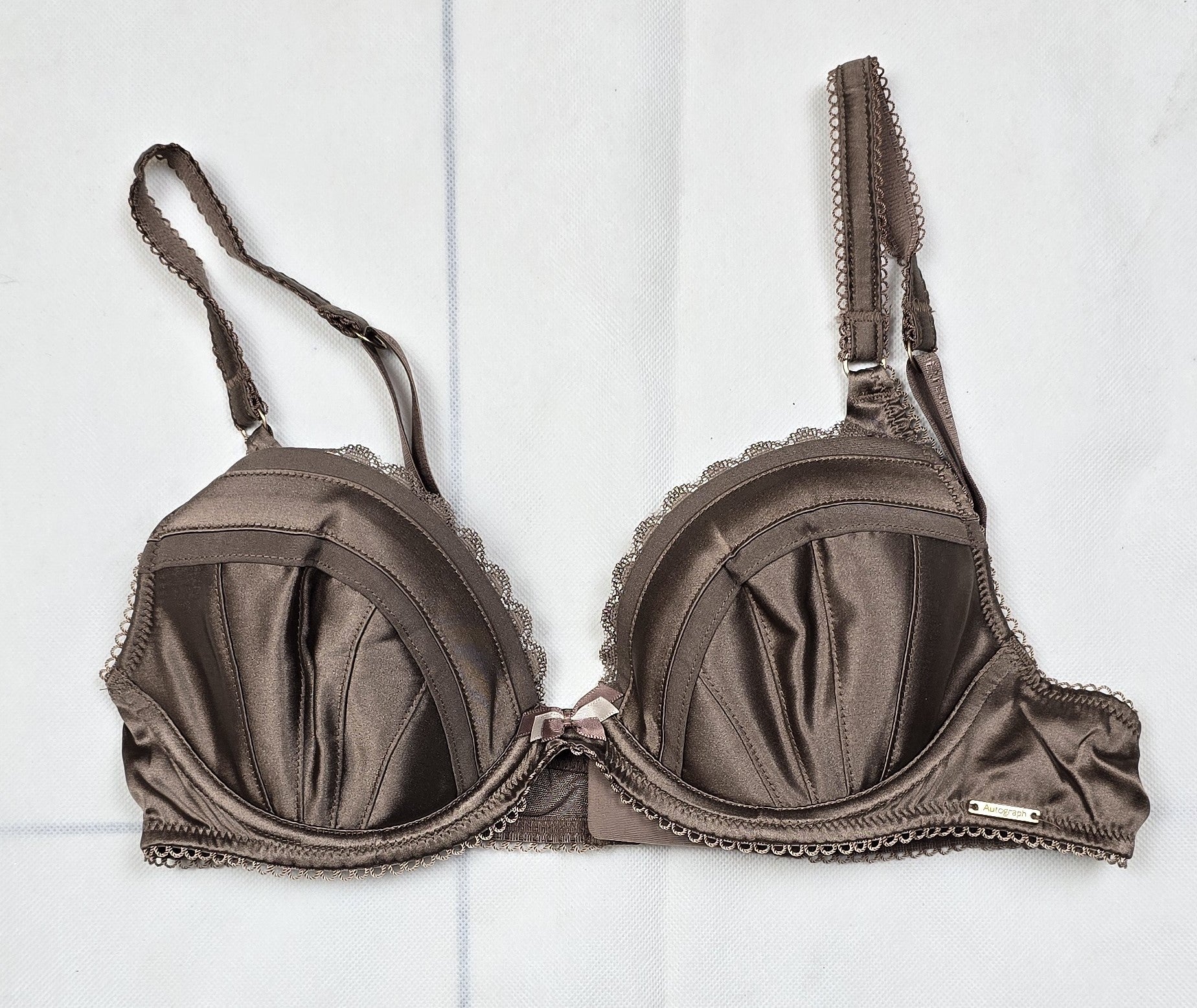 M&S Autograph Silk Balcony Bra