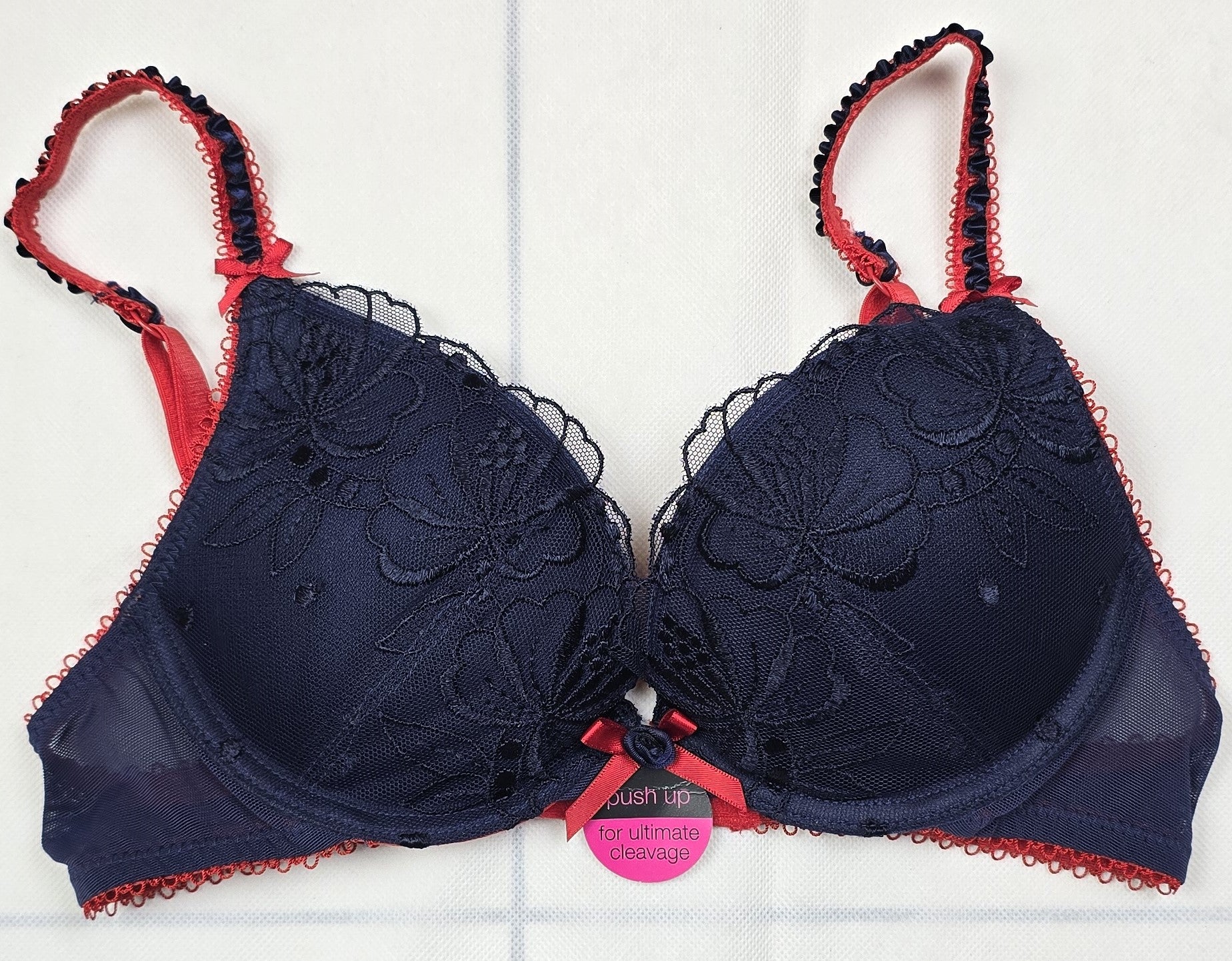 M&S Limited Collection Floral Embroidered Padded Bra