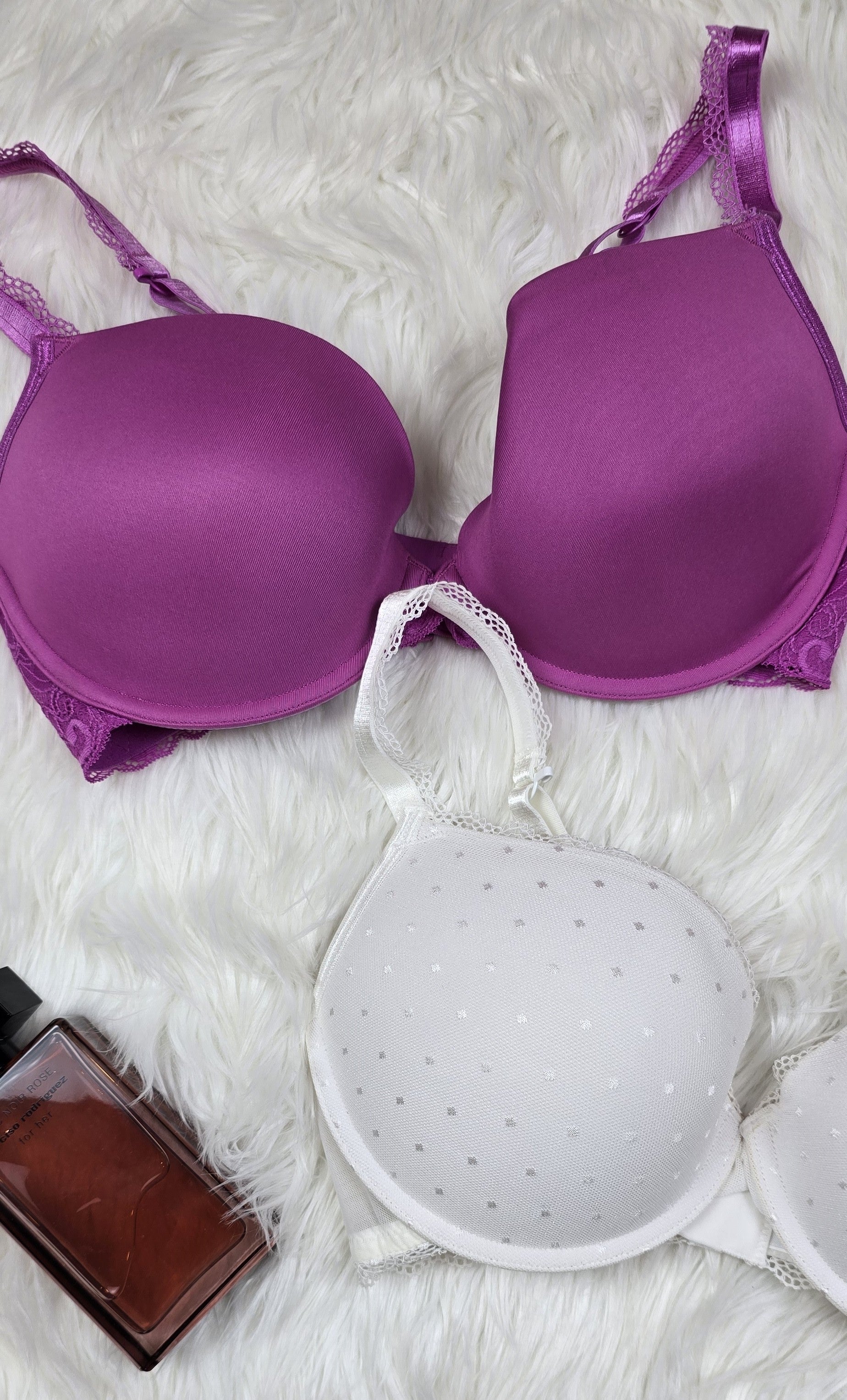 2 Pack M&S Push-Up Textured Plunge Bras