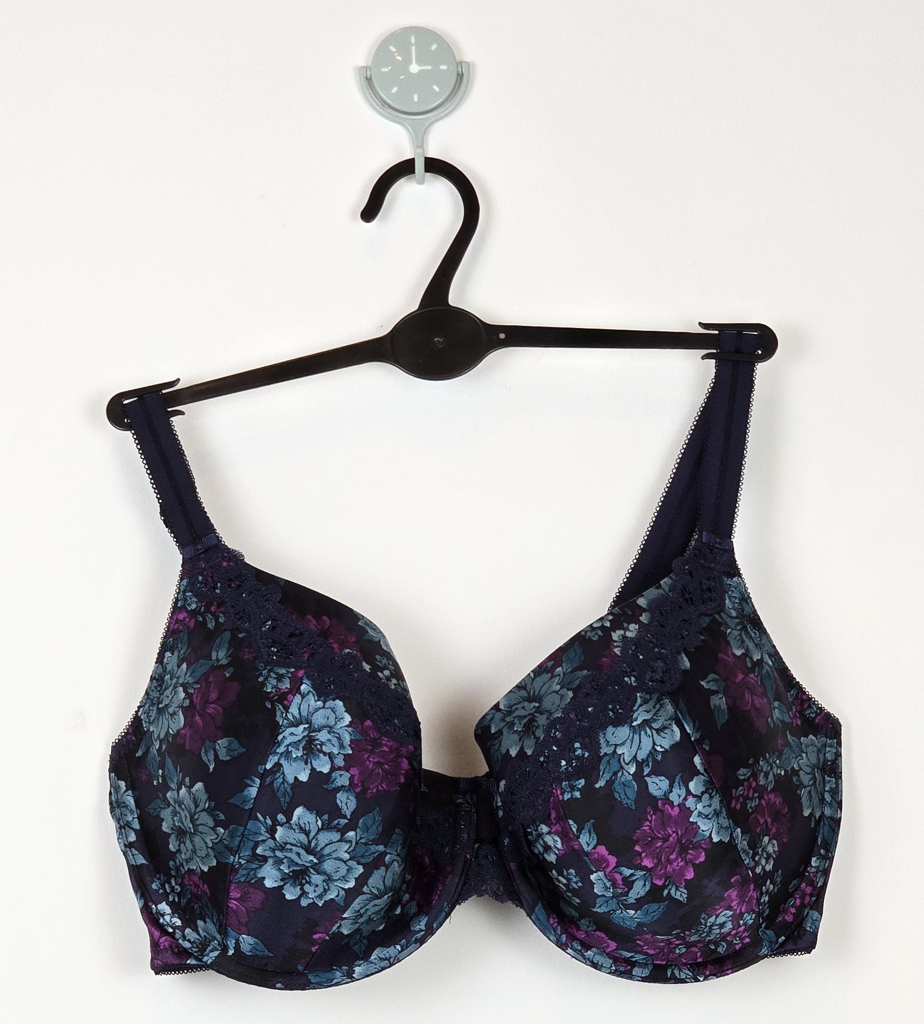 M&S Per Una Silk & Guipure Full Cup Balcony Bra