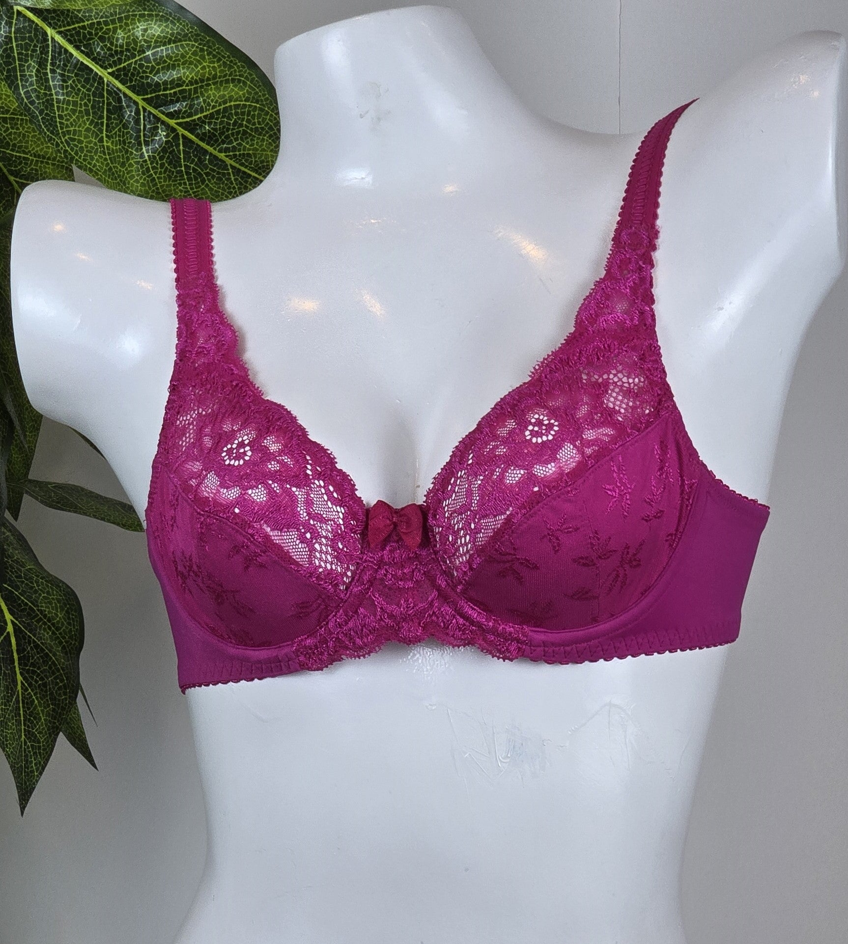 M&S Underwired Floral Jacquard Lace Non-Padded Bra