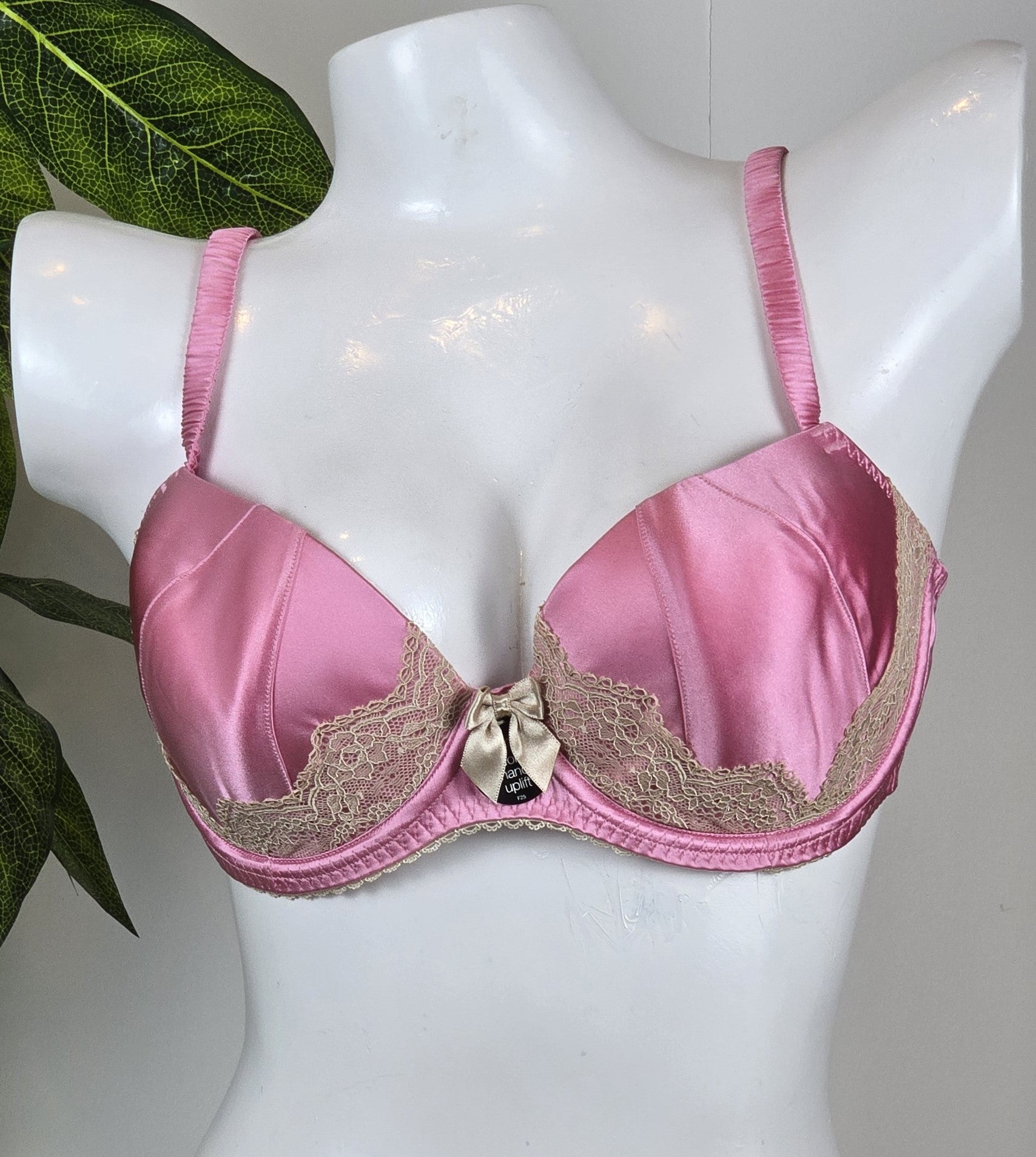 M&S Limited Collection runway Balcony push up with silk Bra