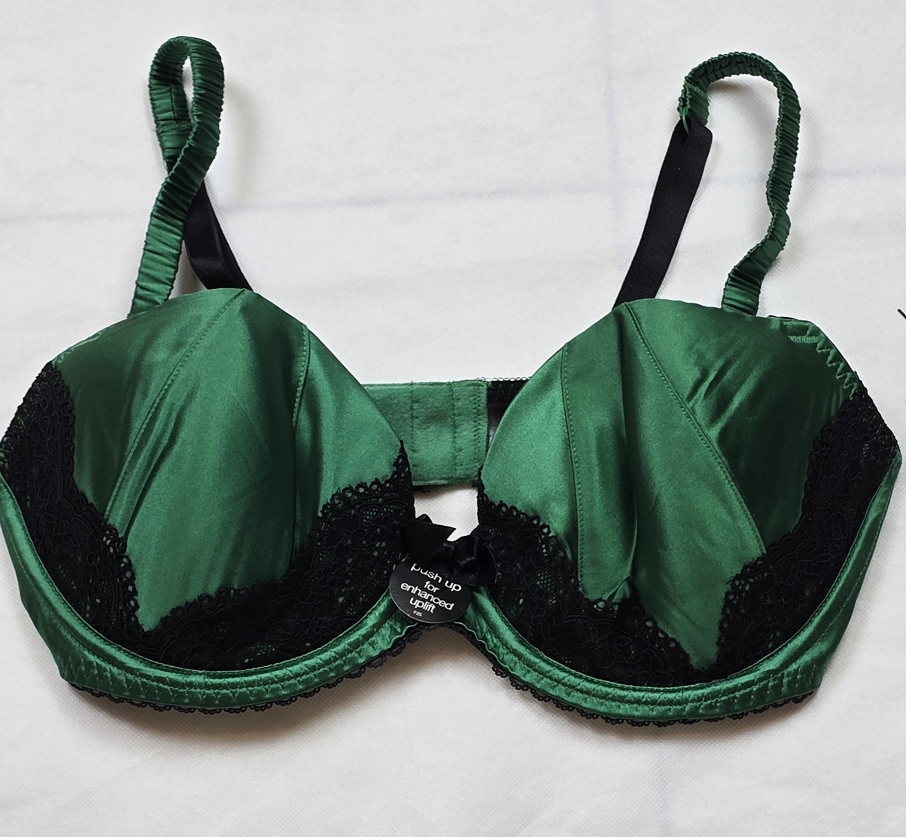 m&s limited collection floral lace padded push up bra with silk