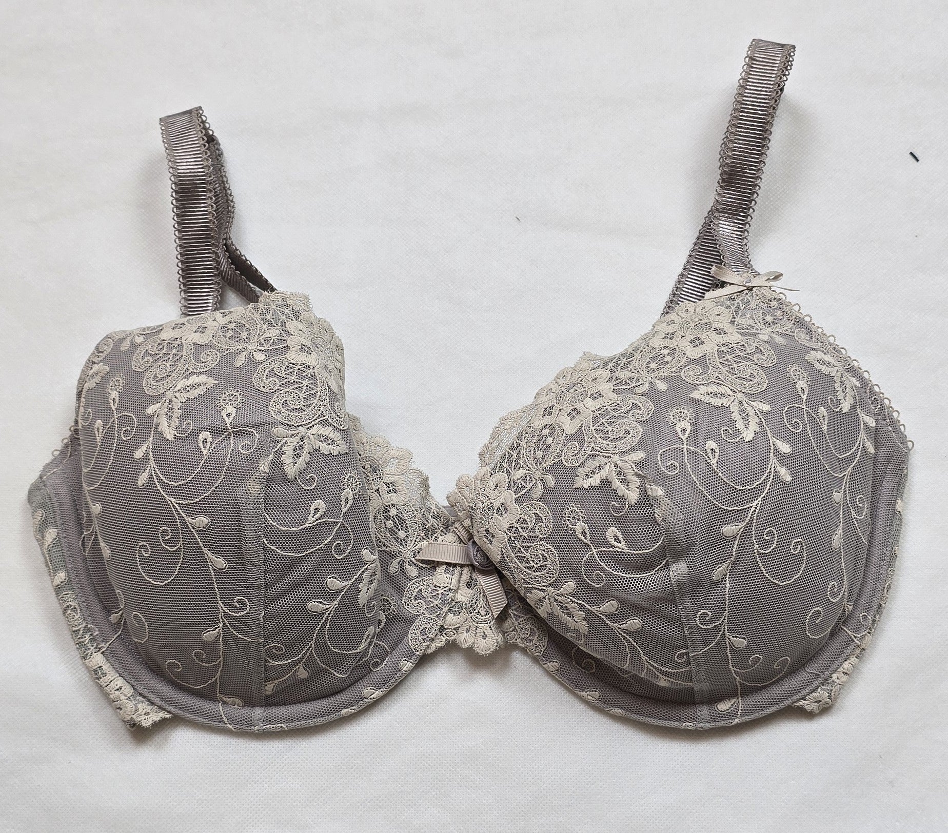 M&S Per Una Floral Embroidered Padded Bra