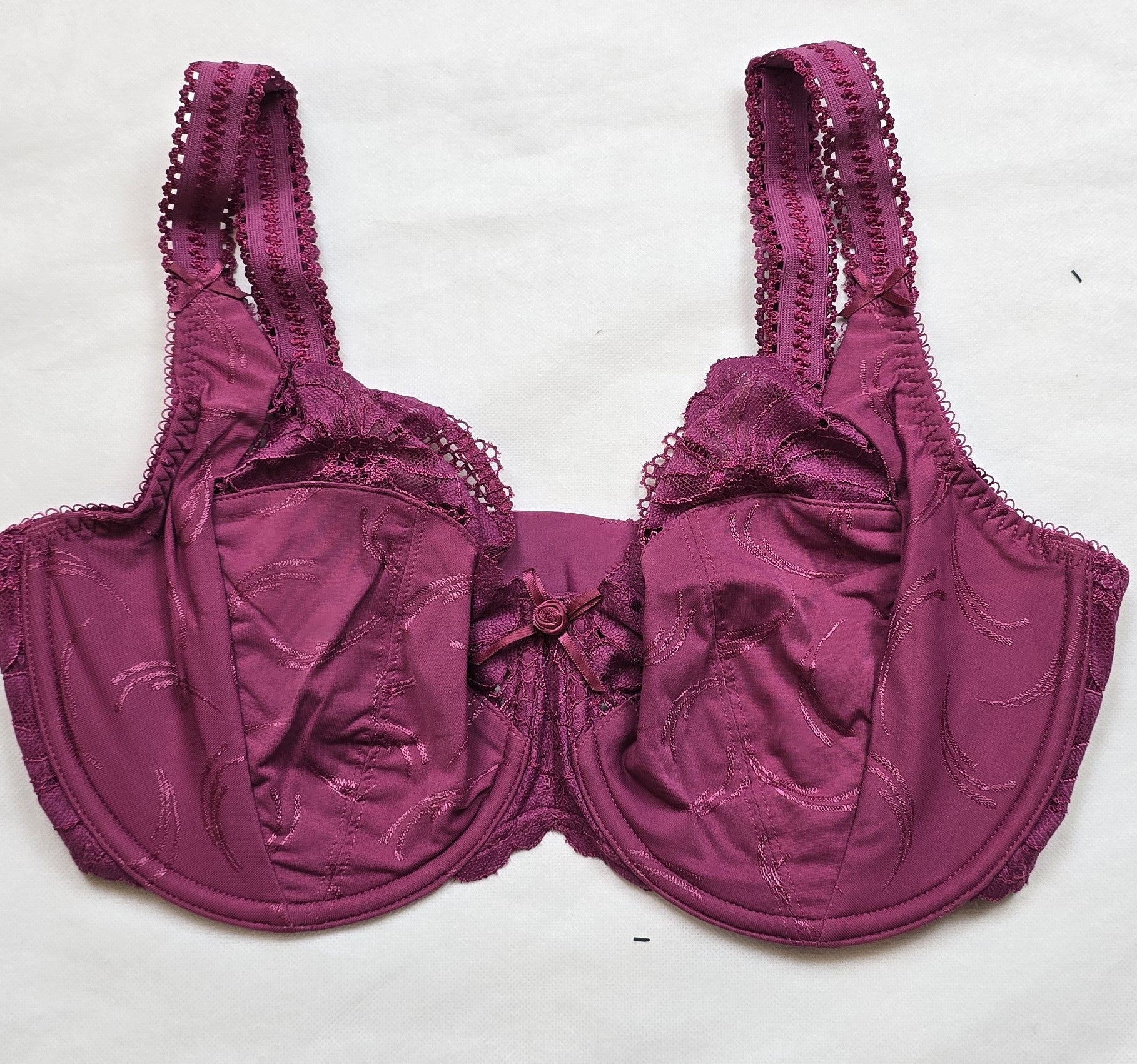 M&S Per Una Comfort Lace Full Cup Balcony Bra