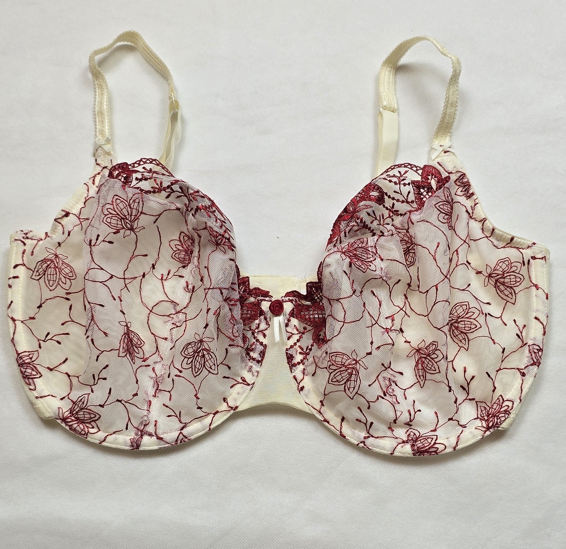 M&S 2 Pack - Per Una Floral Embroidered Padded Bra