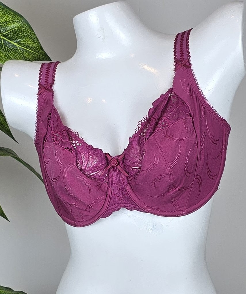 M&S Per Una Comfort Lace Full Cup Balcony Bra