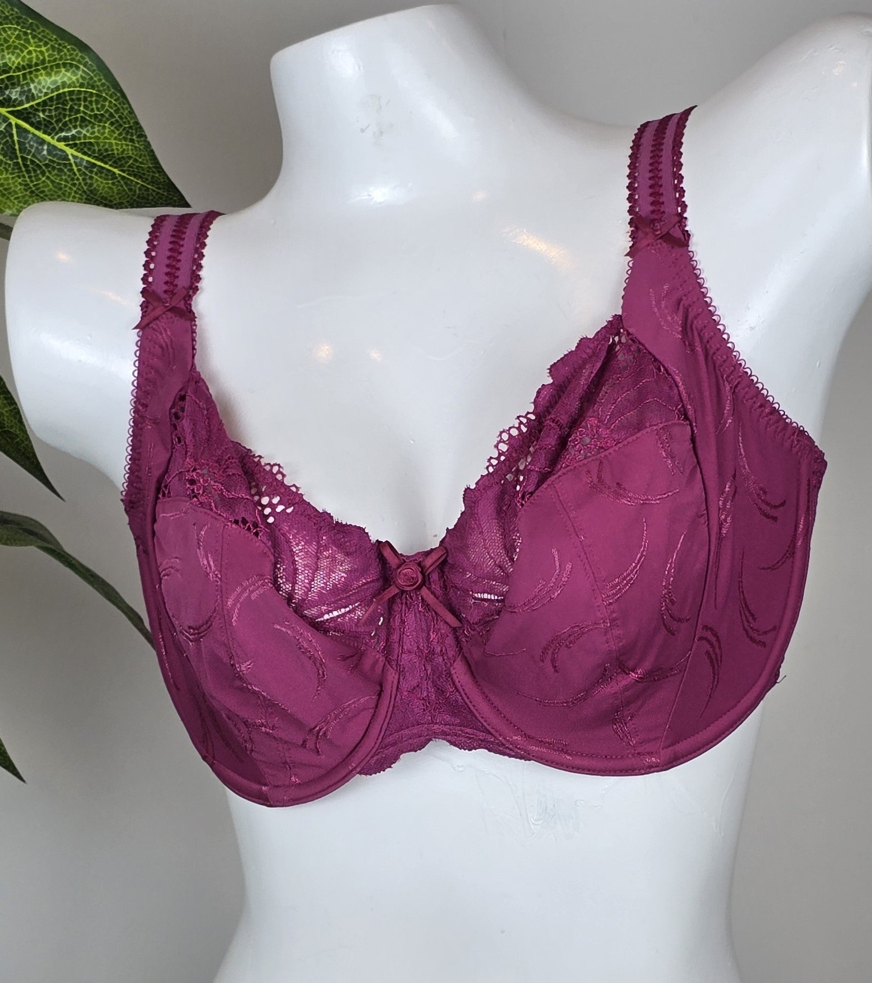 M&S Per Una Comfort Lace Full Cup Balcony Bra