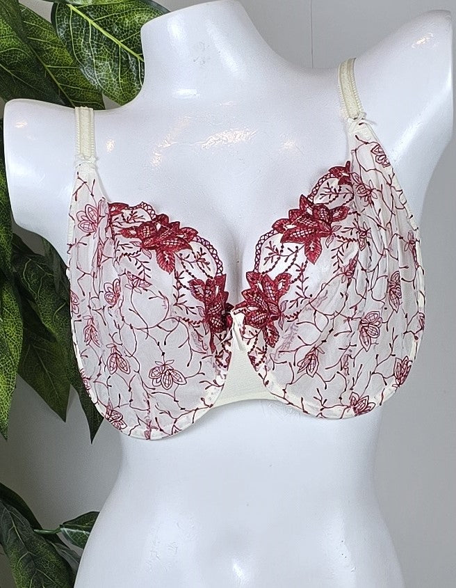 M&S 2 Pack - Per Una Floral Embroidered Padded Bra