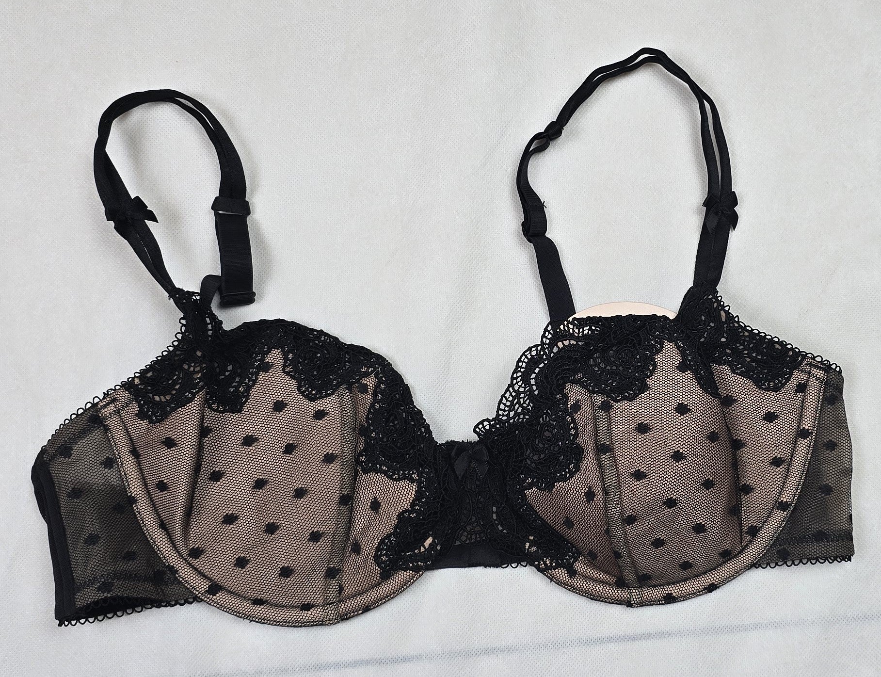 M&S Collette by Collette Dinnigan Spot Guipure Lace Bra