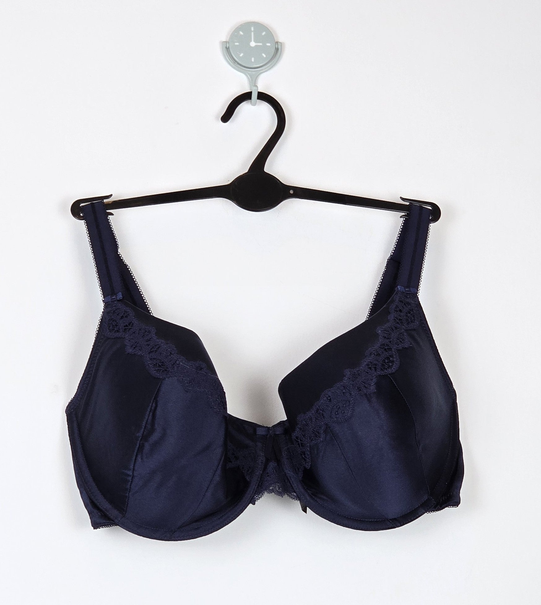 M&S Per Una Floral Lace Padded B-DD Bra with Silk