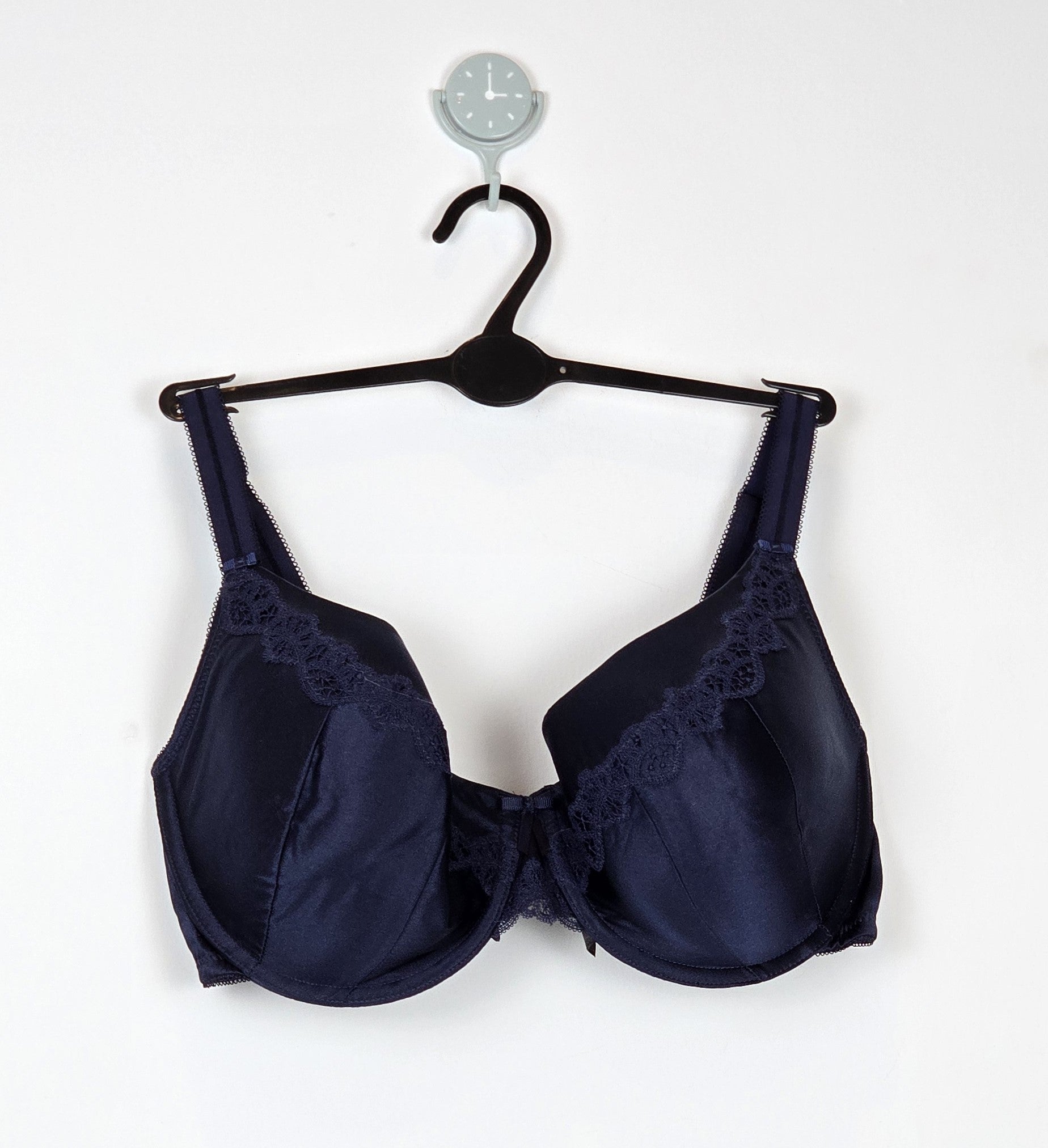 M&S Per Una Floral Lace Padded B-DD Bra with Silk