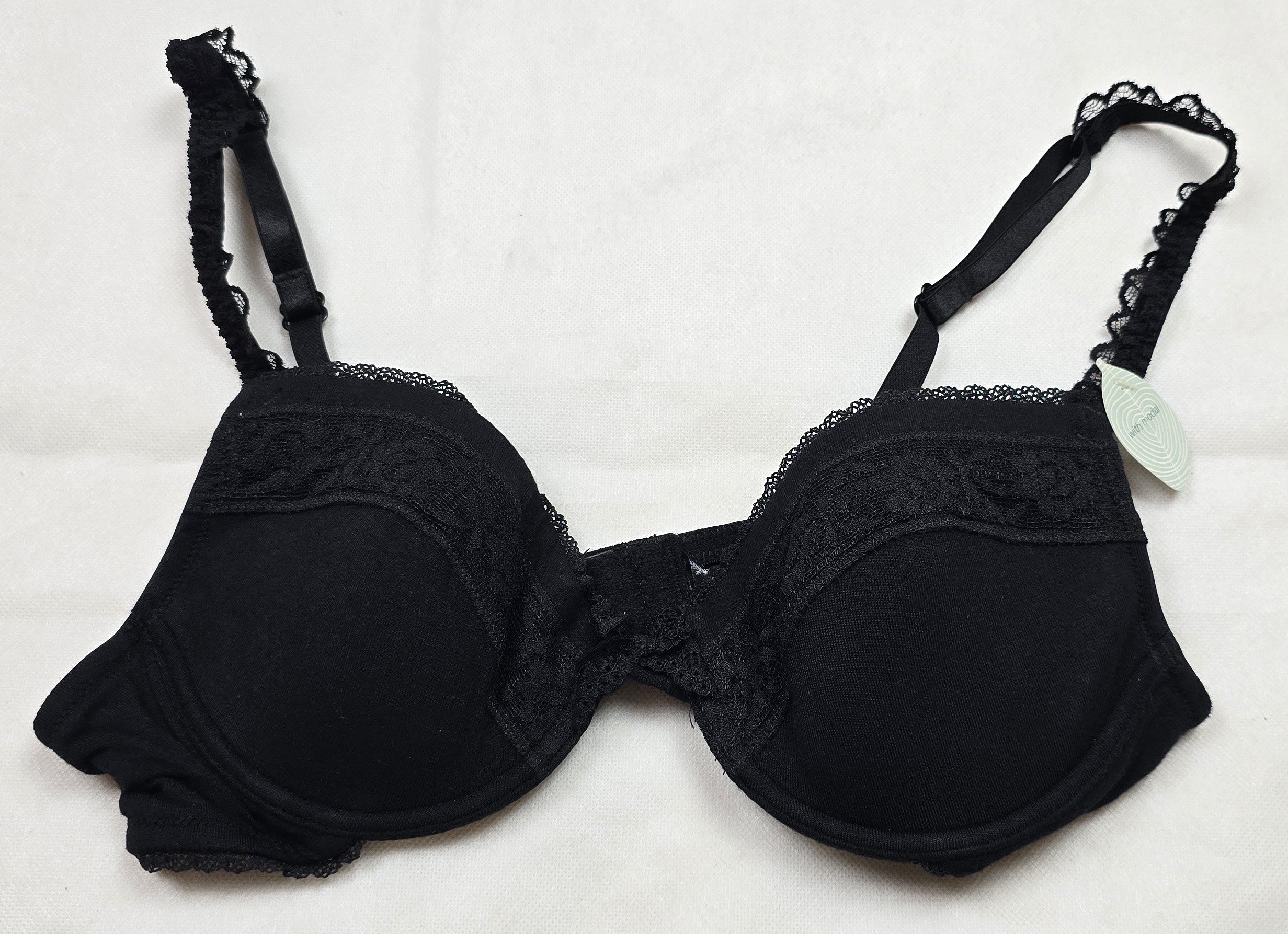 M&S Per Una Black Bra