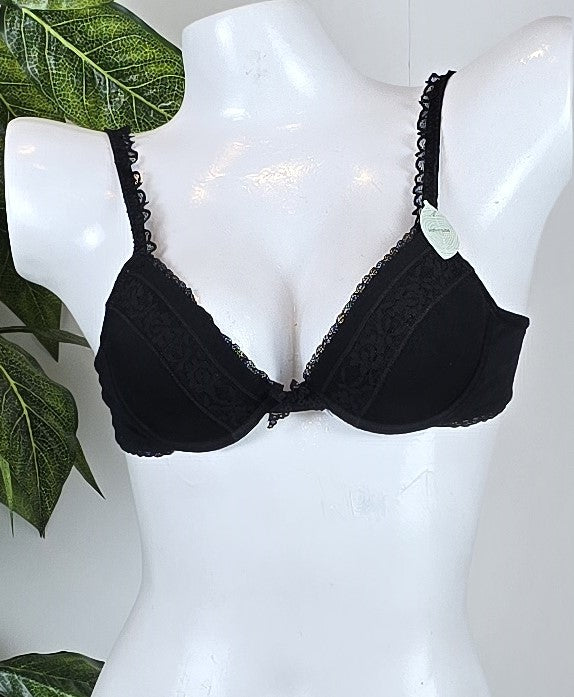 M&S Per Una Black Bra