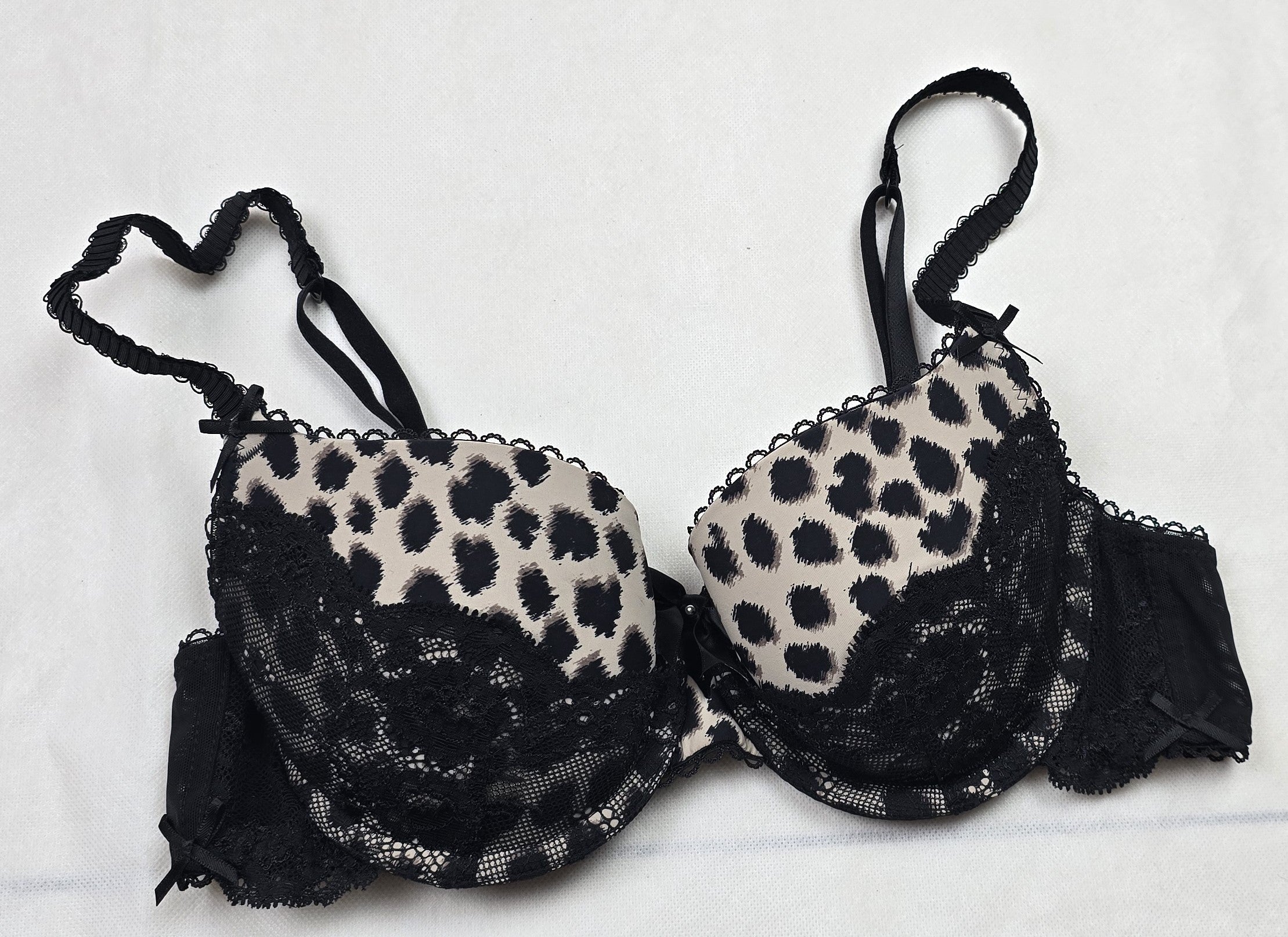 M&S Limited Collection Animal & Lace Padded Bra