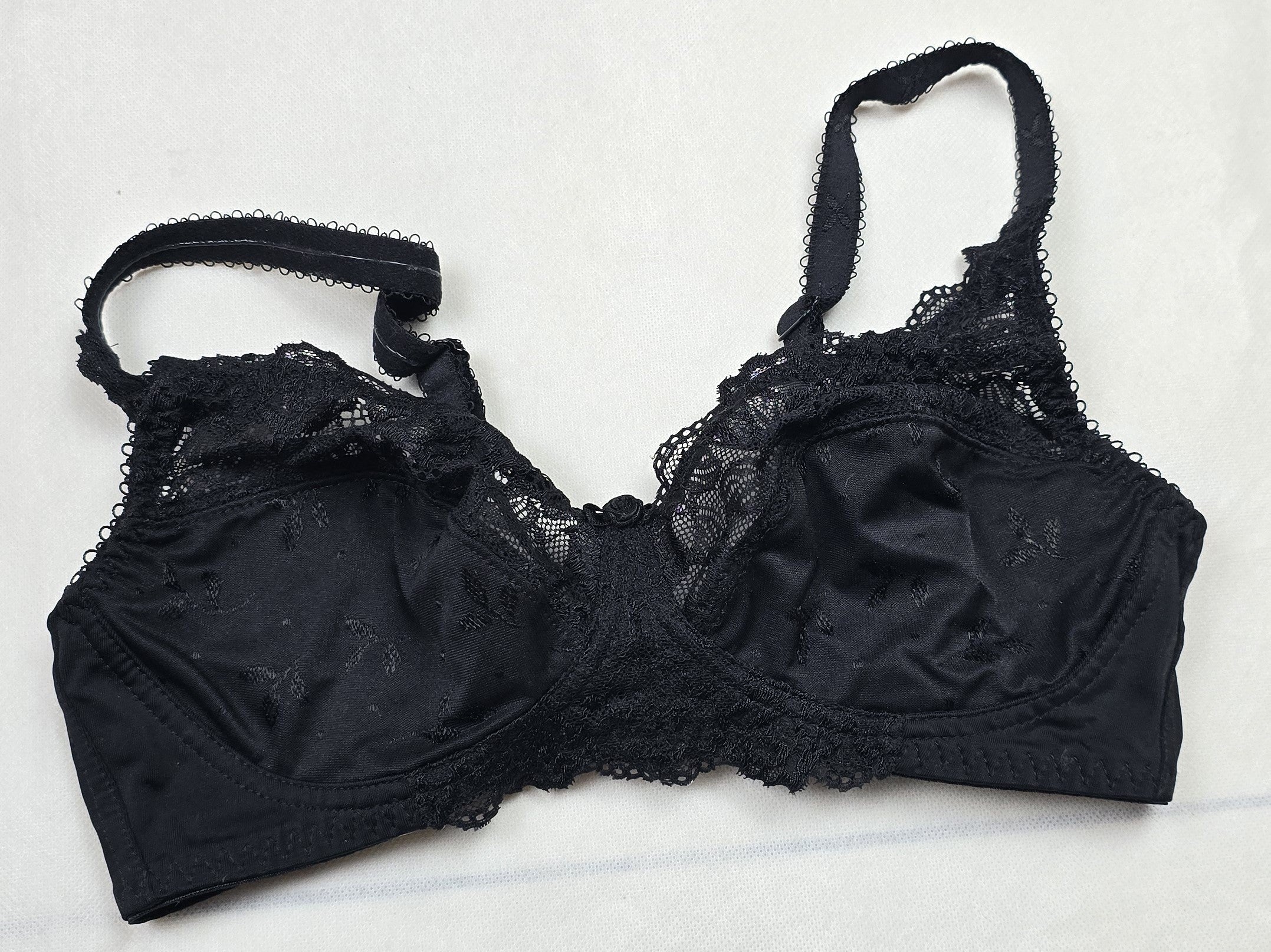 M&S Total Support Jacquard Lace Non-Wired Bra