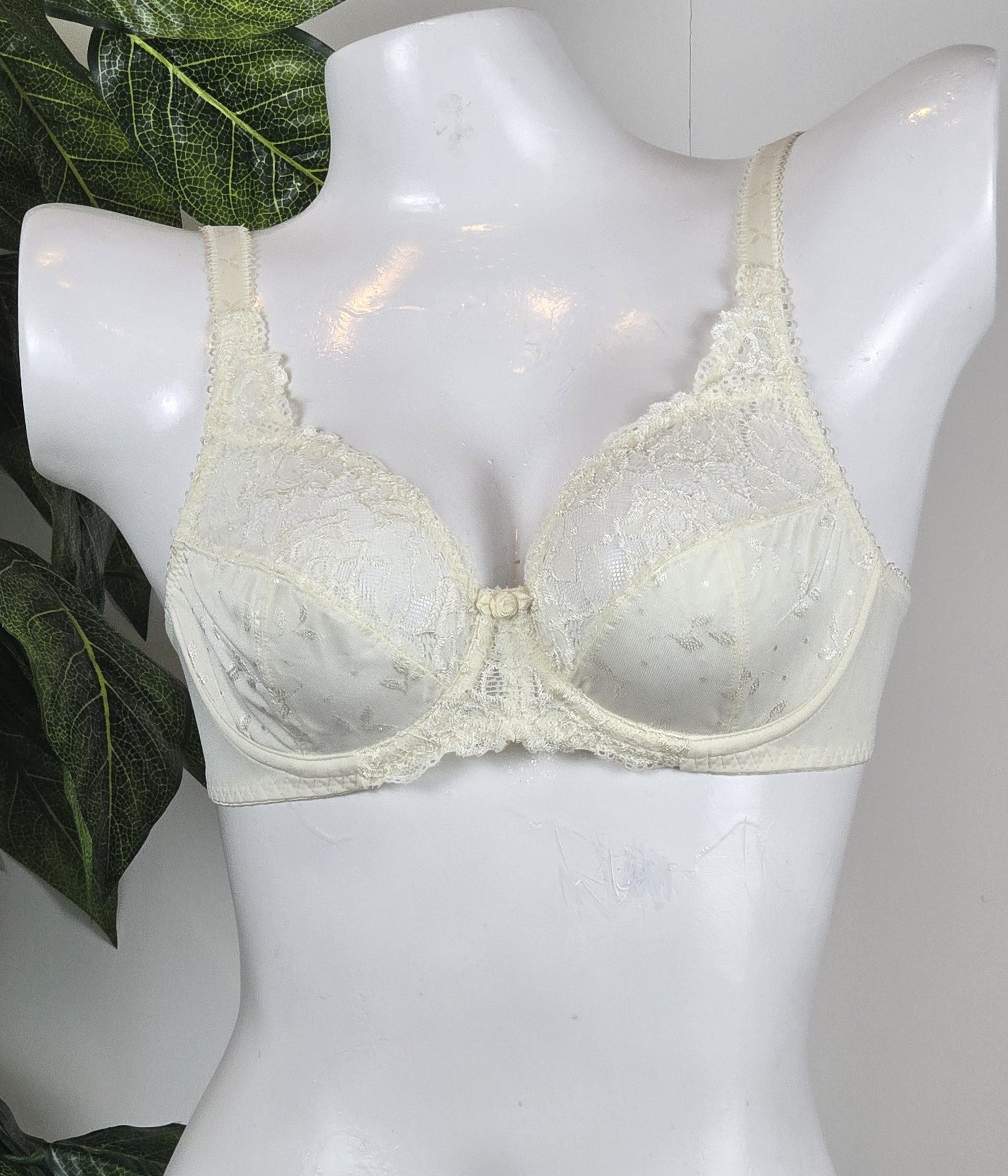 M&S Underwired Padded Balcony Bra with Lace