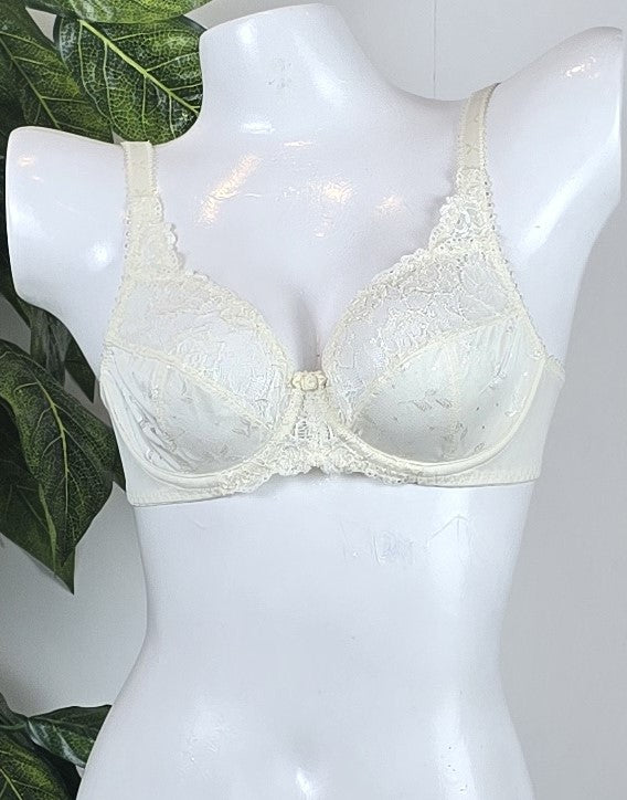 M&S Underwired Padded Balcony Bra with Lace