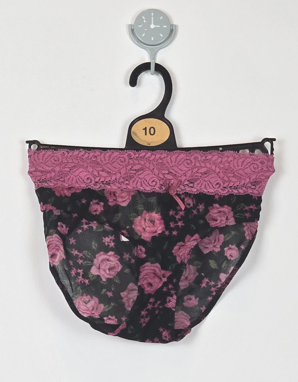 La Senza Floral Mesh Lace Top Brief