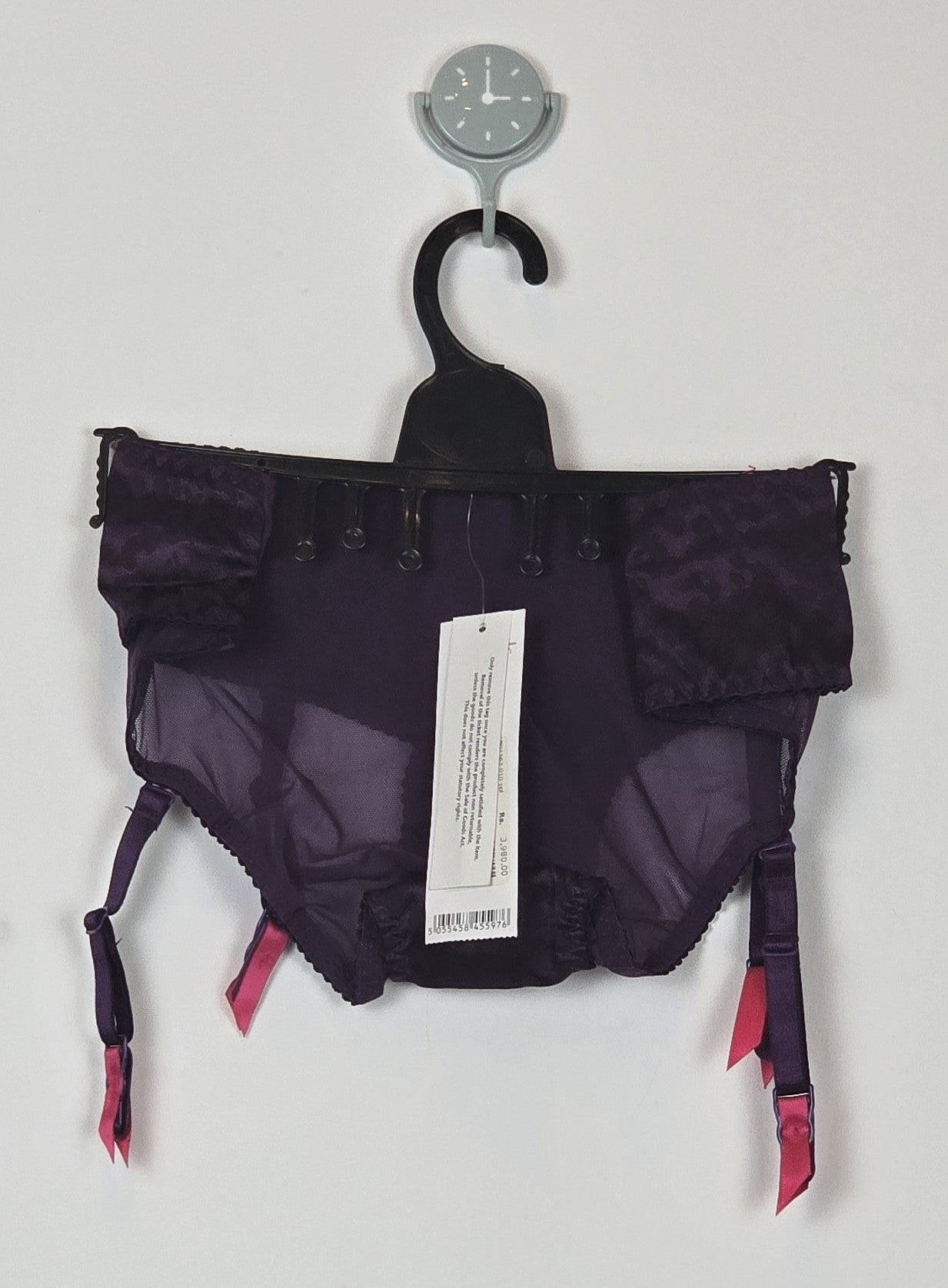 Knickerbox Lilac Leopard Suspender Brief