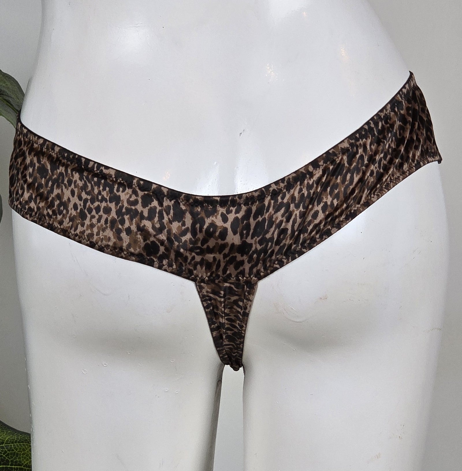 M&S Autograph Animal Print Embroidered Thong