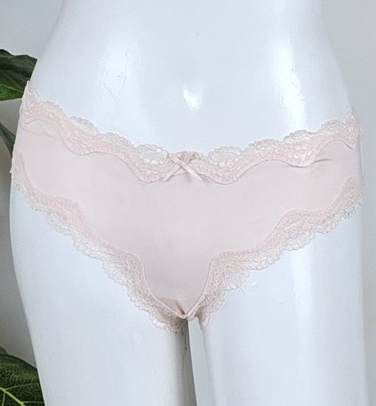 M&S Cut Out Lace Trim Brazilian Knickers