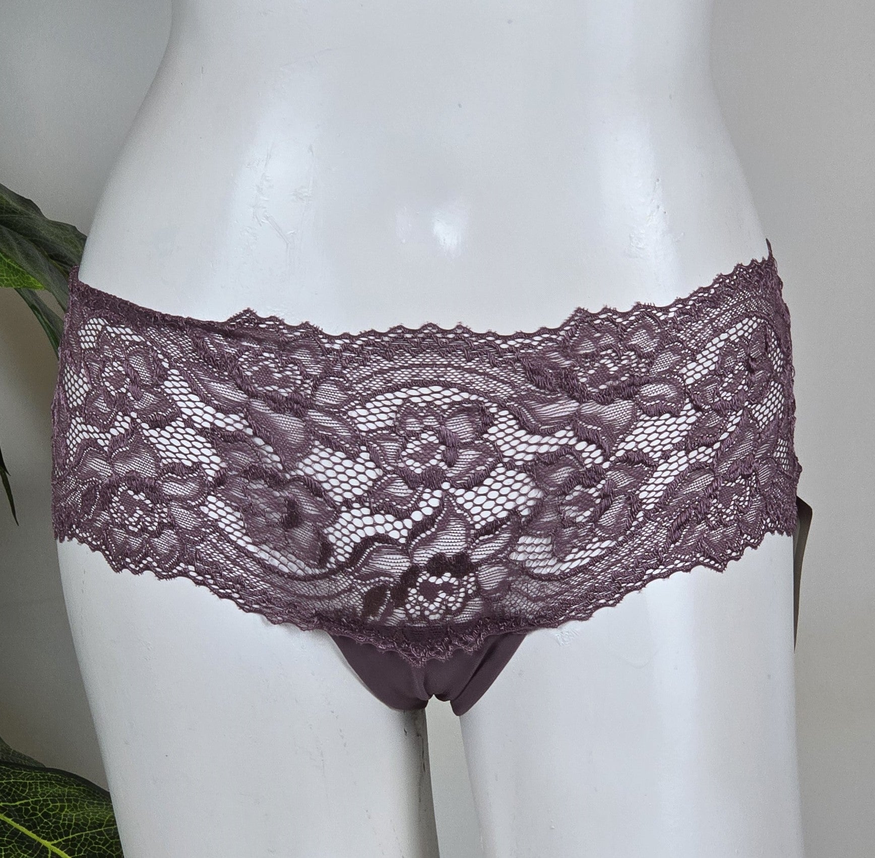 M&S Low Rise Floral Lace Bandeau Knickers