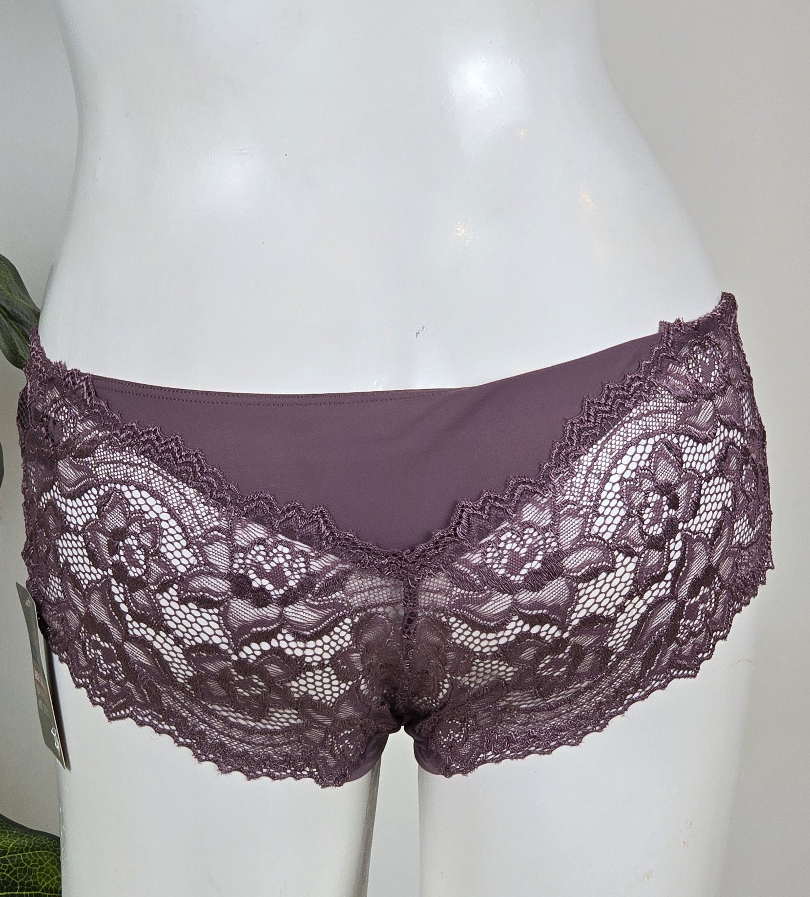 M&S Low Rise Floral Lace Bandeau Knickers