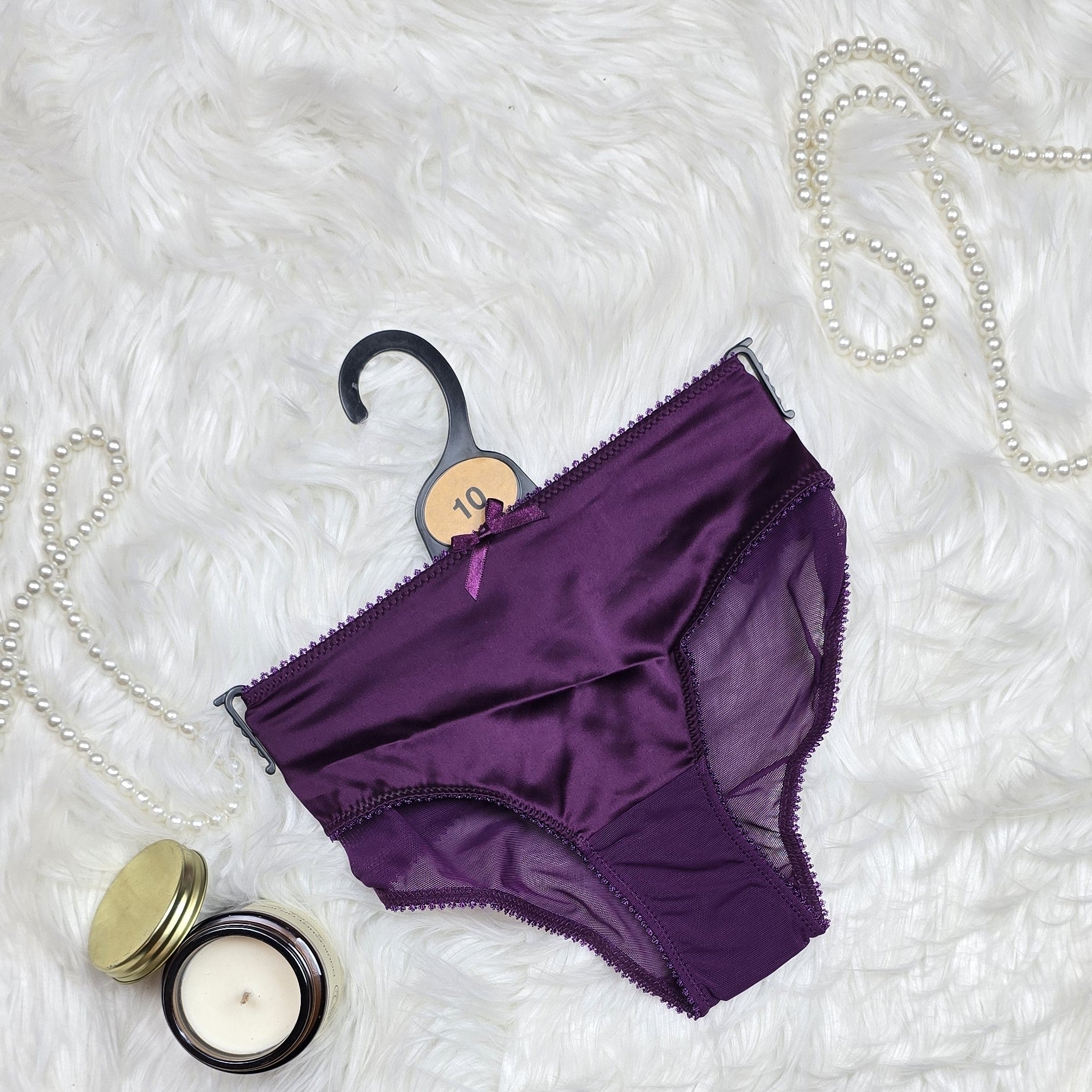 Ann Summers Supersmooth Instant Boob Job Matching Purple Short