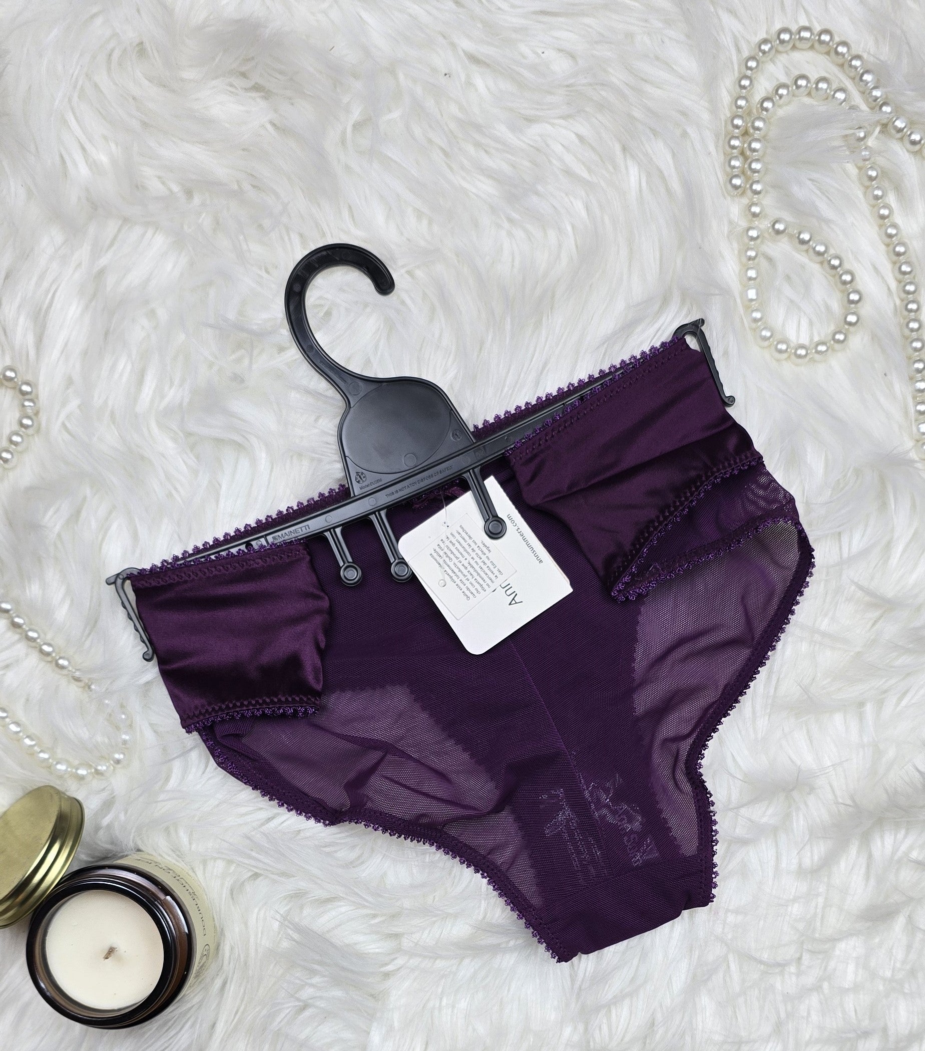 Ann Summers Supersmooth Instant Boob Job Matching Purple Short