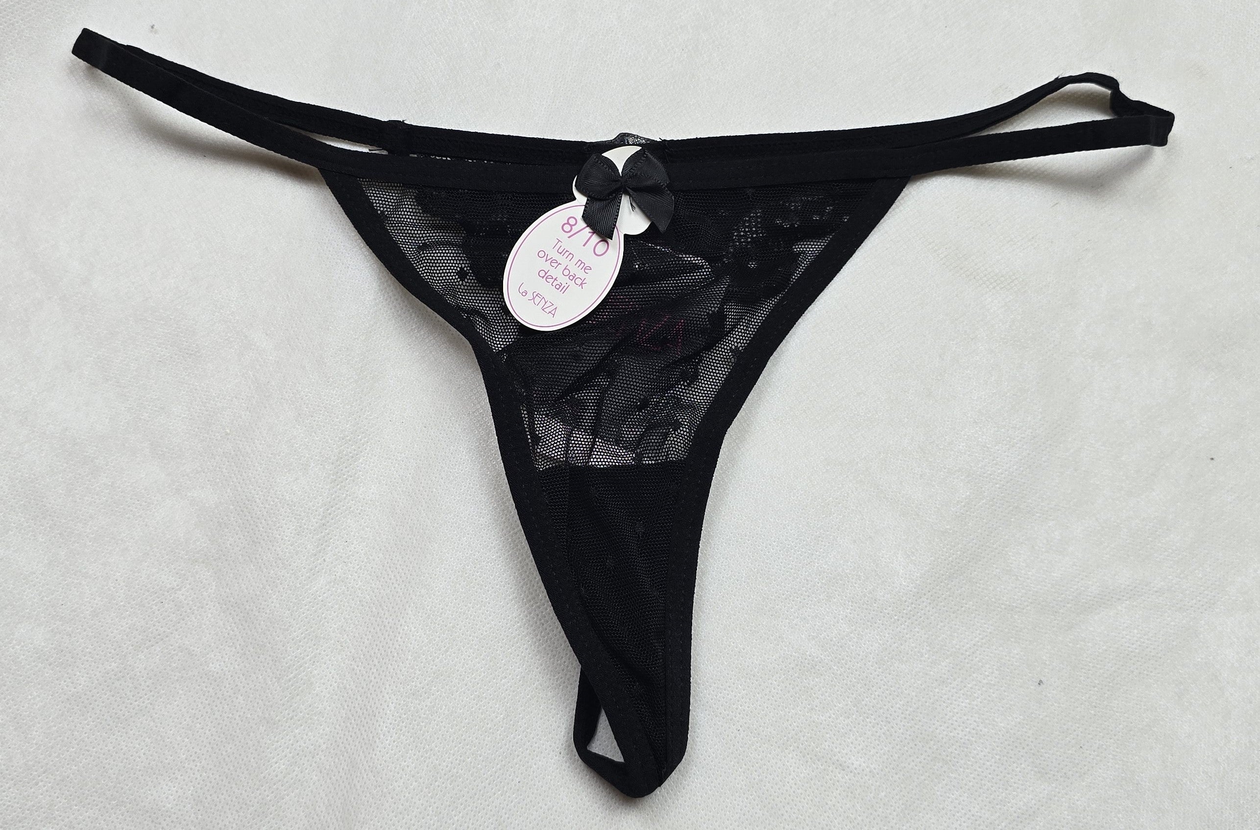 La Senza V Back Lace Thong