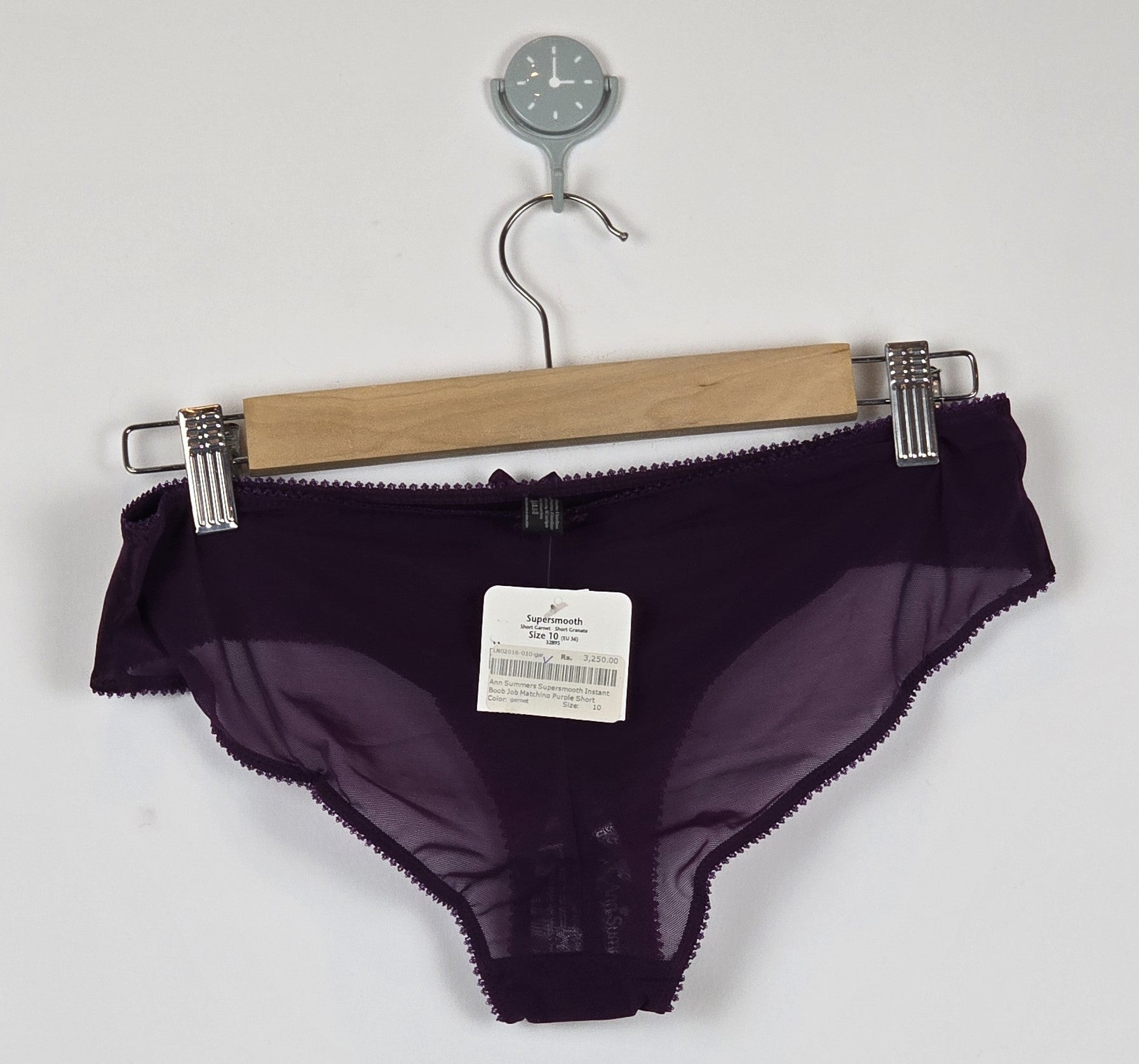 Ann Summers Supersmooth Instant Boob Job Matching Purple Short